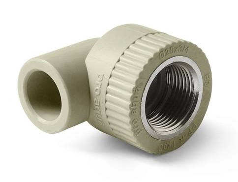 Угол с МРВ  20 * 3/4"   СЕРЫЙ   (PRO AQUA)    (120/10) - Изображение №1