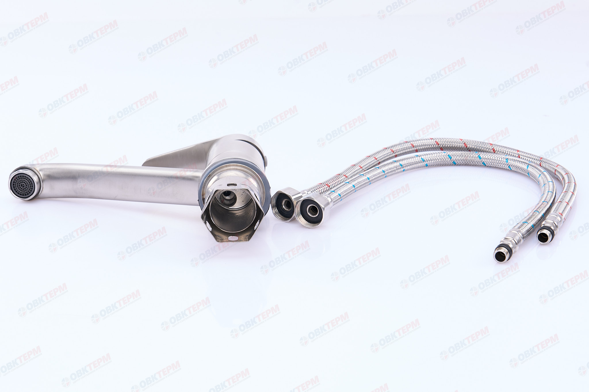 Смеситель д/умывальника нерж/сталь ZERIX ASA-004-15cm  (10 шт/ящ) - Изображение №4