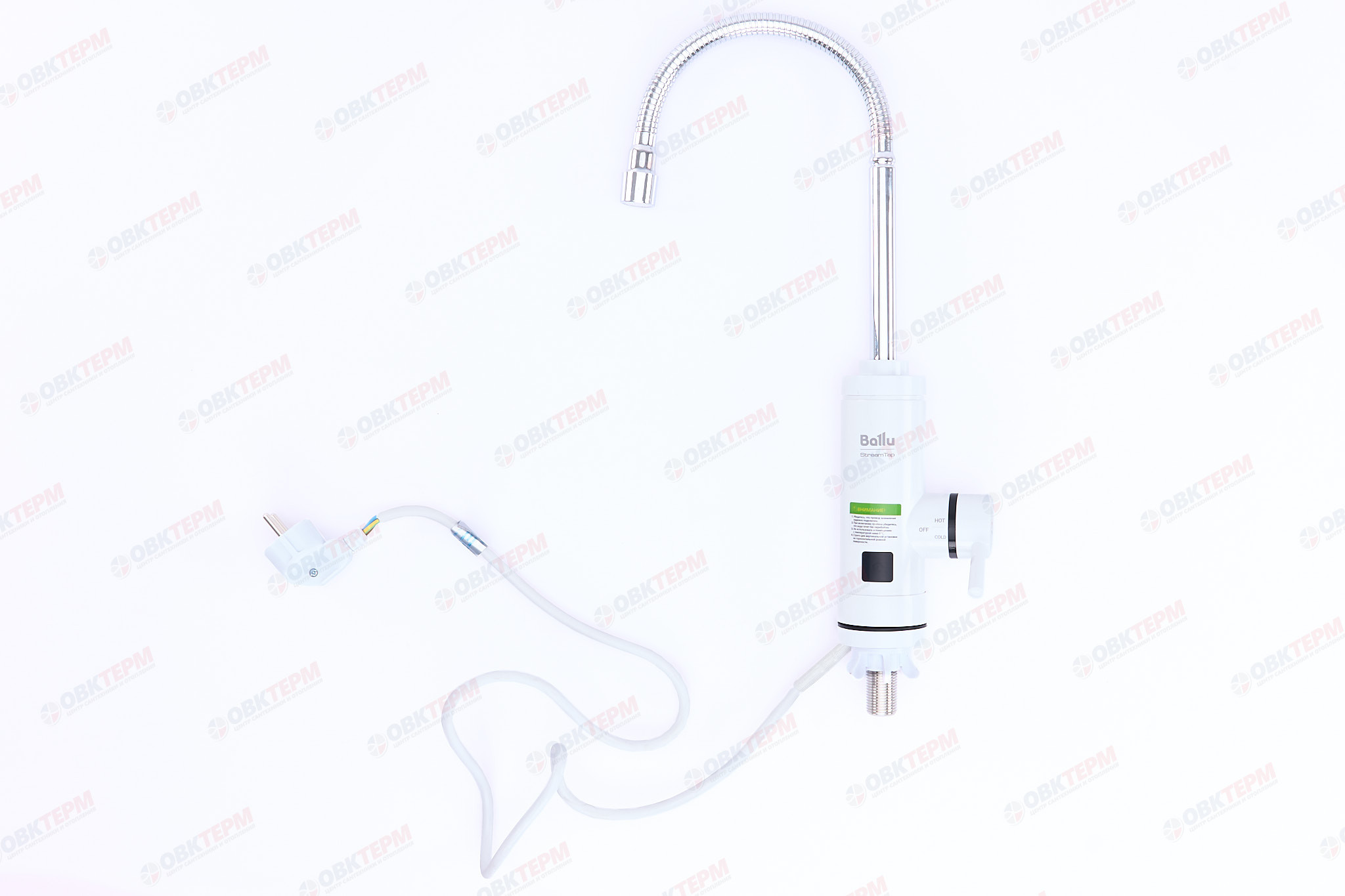 Водонагреватель на мойку Ballu StreamTap (3 кВт, корпус ш435×в635×г260, шланг-излив 490*20(3/4) - миниатюра №7