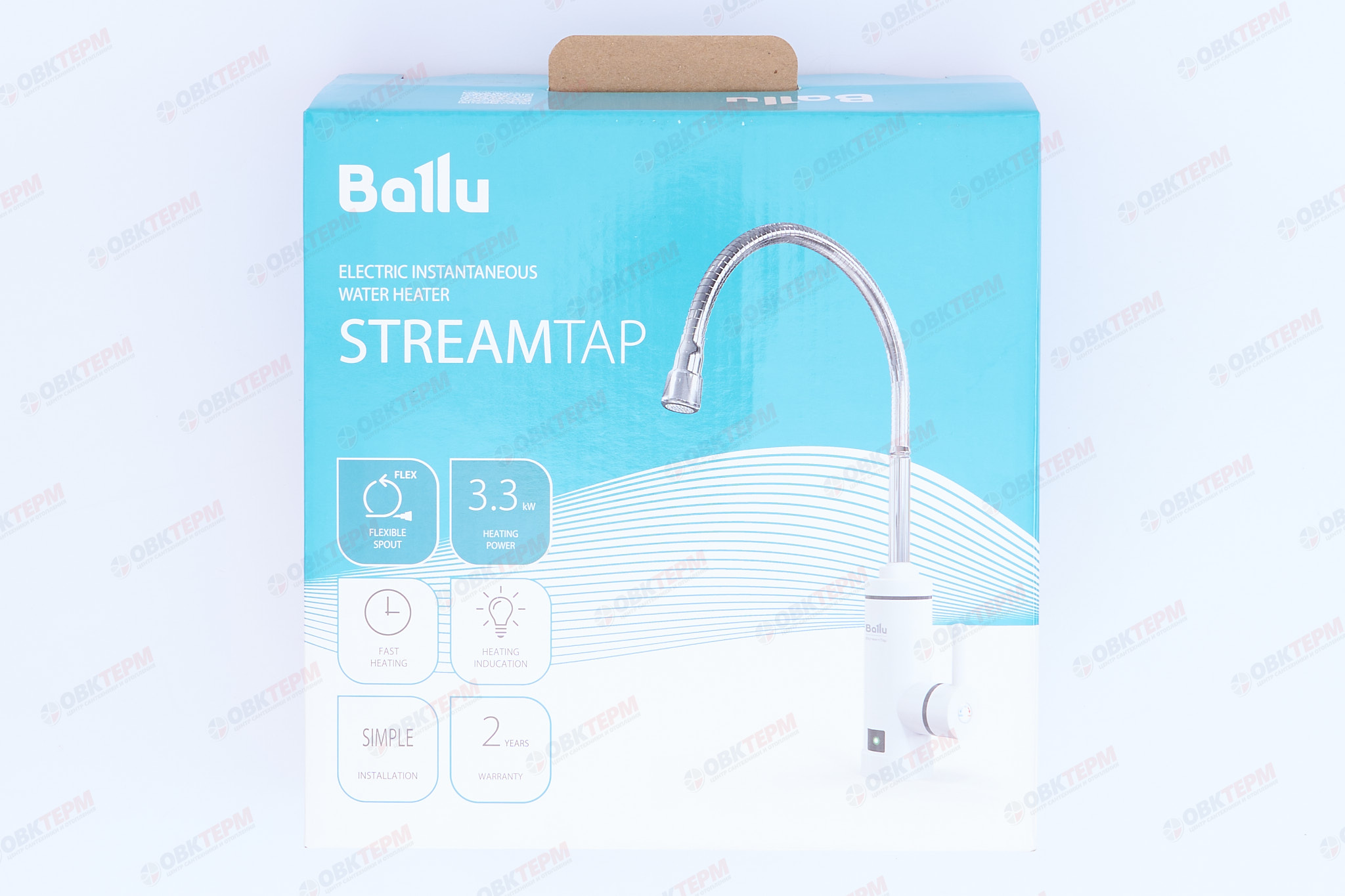 Водонагреватель на мойку Ballu StreamTap (3 кВт, корпус ш435×в635×г260, шланг-излив 490*20(3/4) - миниатюра №10