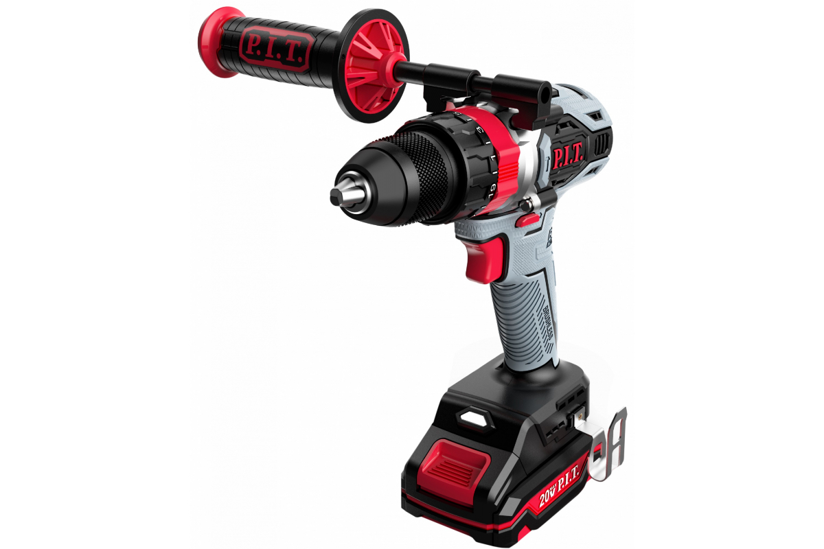 Шуруповерт ударный Б/Щ P.I.T. OnePower X-DRIVER PSB20H-13D/3 (20В, 75Нм, 13мм, 1 АКБ*4Ач, ЗУ) - Изображение №2