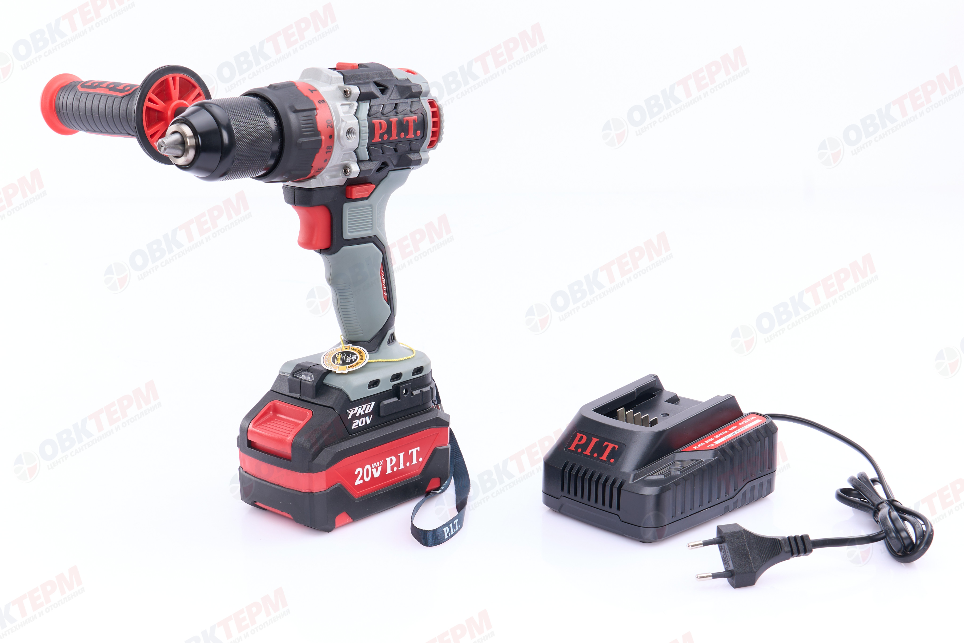 Шуруповерт ударный Б/Щ P.I.T. OnePower X-DRIVER PSB20H-13D/3 (20В, 75Нм, 13мм, 1 АКБ*4Ач, ЗУ) - Изображение №2