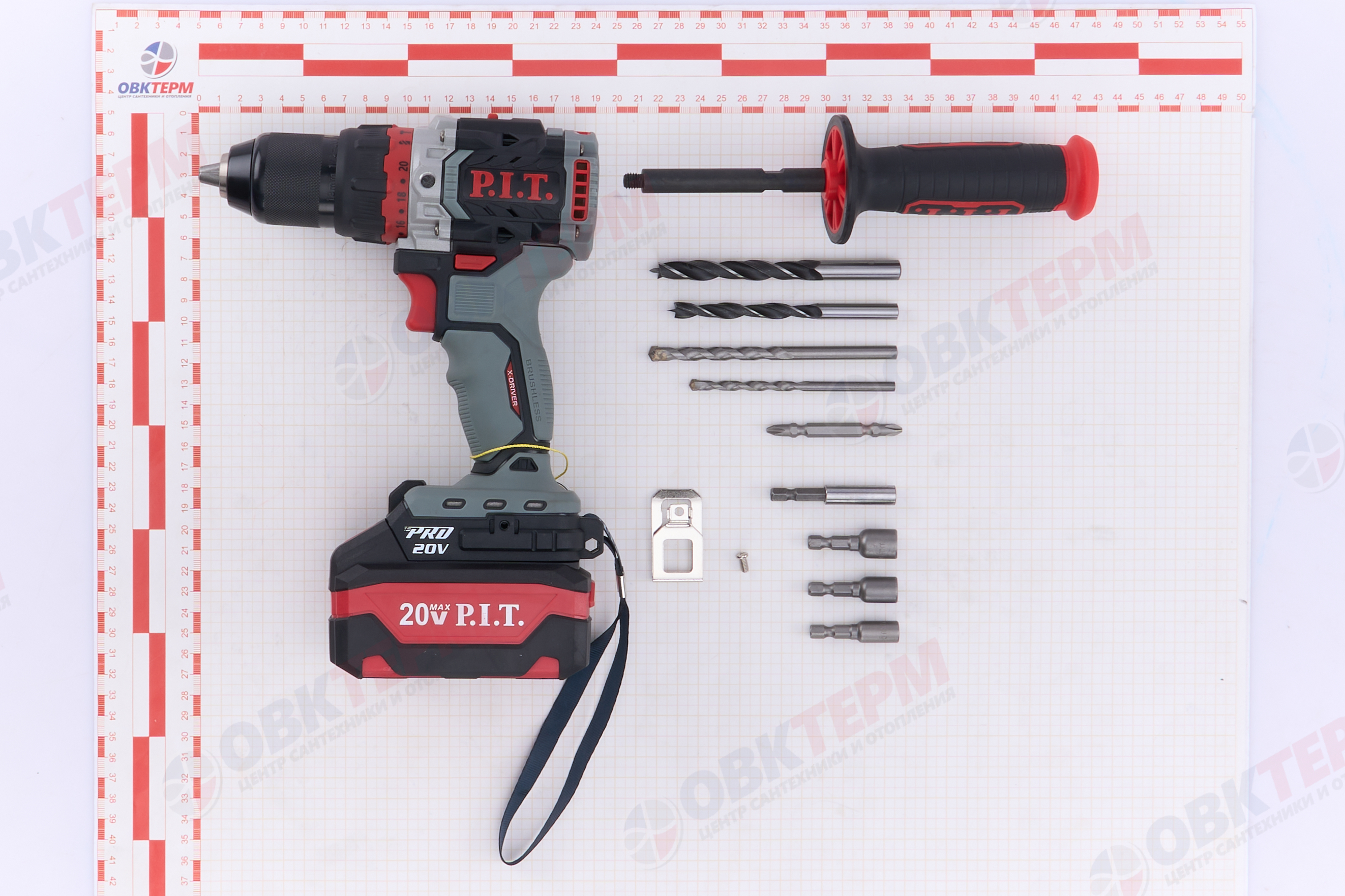 Шуруповерт ударный Б/Щ P.I.T. OnePower X-DRIVER PSB20H-13D/3 (20В, 75Нм, 13мм, 1 АКБ*4Ач, ЗУ) - миниатюра №16