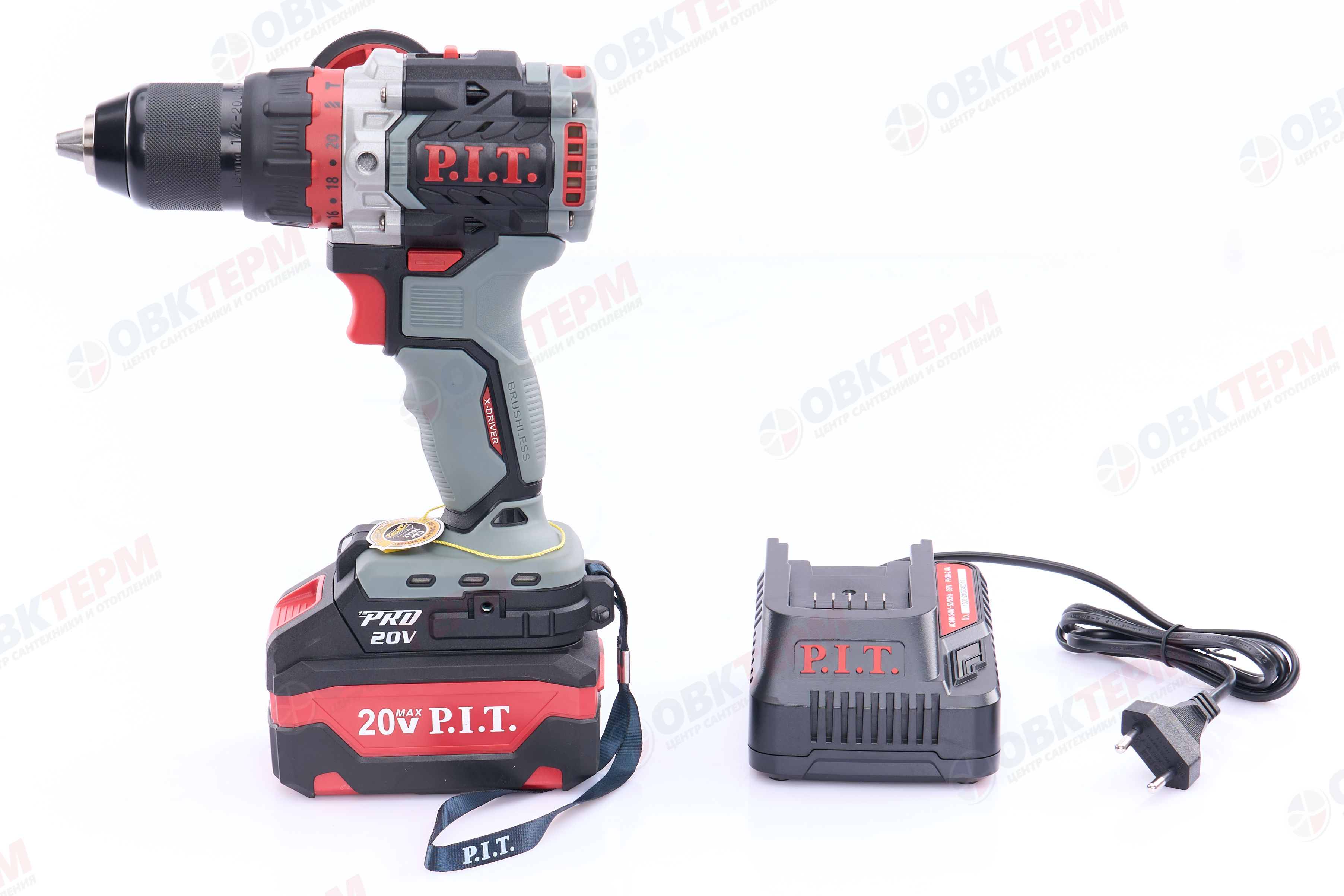 Шуруповерт ударный Б/Щ P.I.T. OnePower X-DRIVER PSB20H-13D/3 (20В, 75Нм, 13мм, 1 АКБ*4Ач, ЗУ) - миниатюра №17