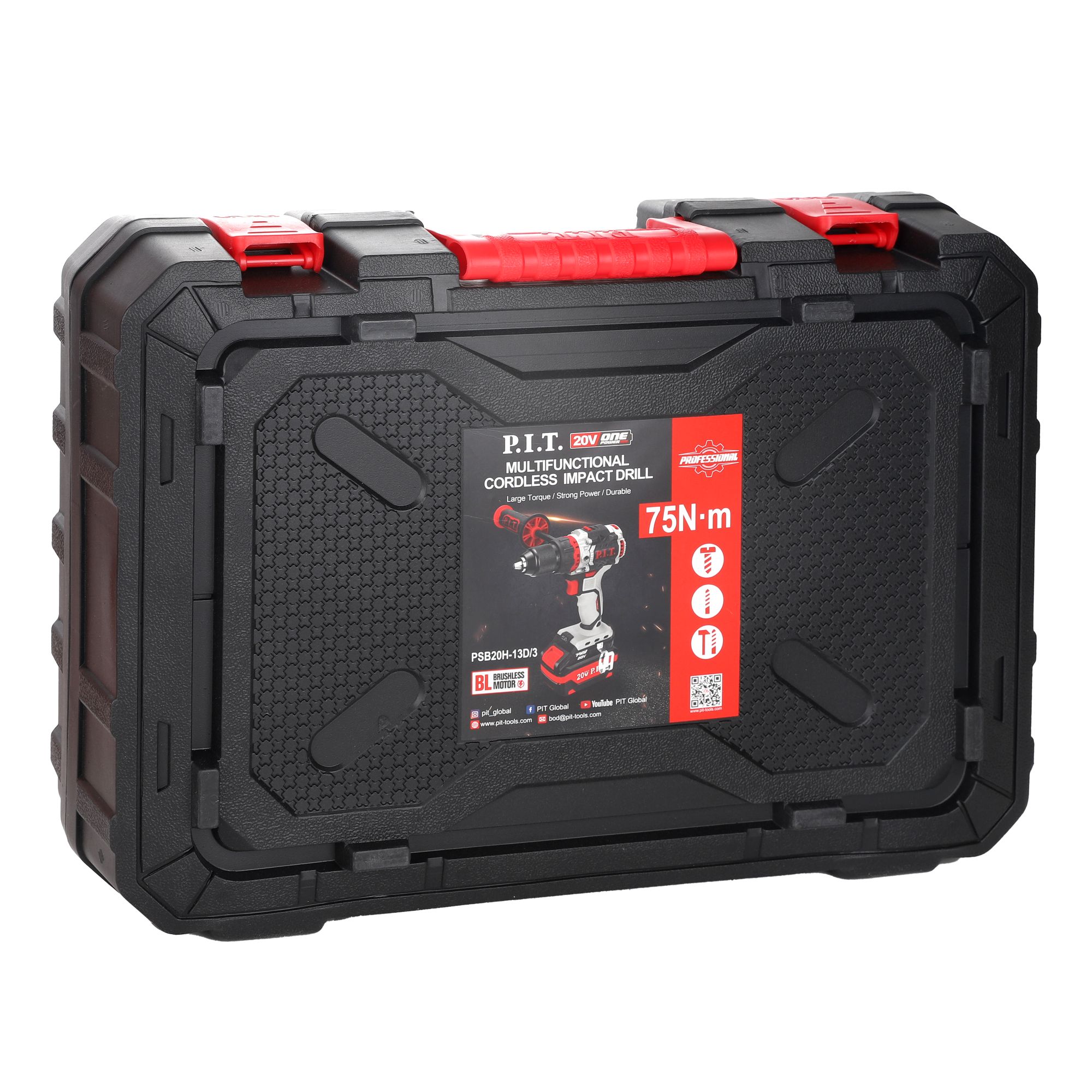 Шуруповерт ударный Б/Щ P.I.T. OnePower X-DRIVER PSB20H-13D/3 (20В, 75Нм, 13мм, 1 АКБ*4Ач, ЗУ) - Изображение №3