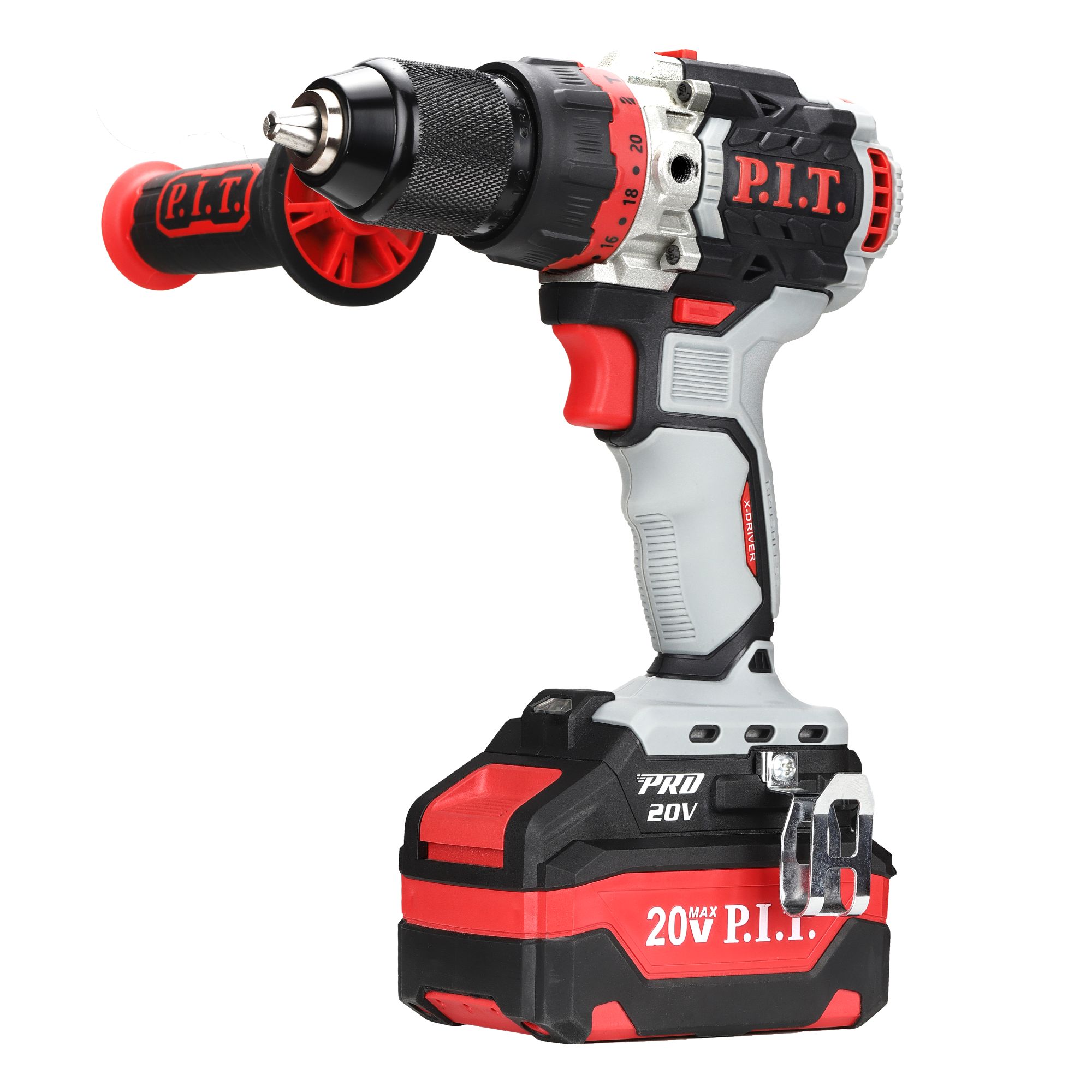 Шуруповерт ударный Б/Щ P.I.T. OnePower X-DRIVER PSB20H-13D/3 (20В, 75Нм, 13мм, 1 АКБ*4Ач, ЗУ) - Изображение №1