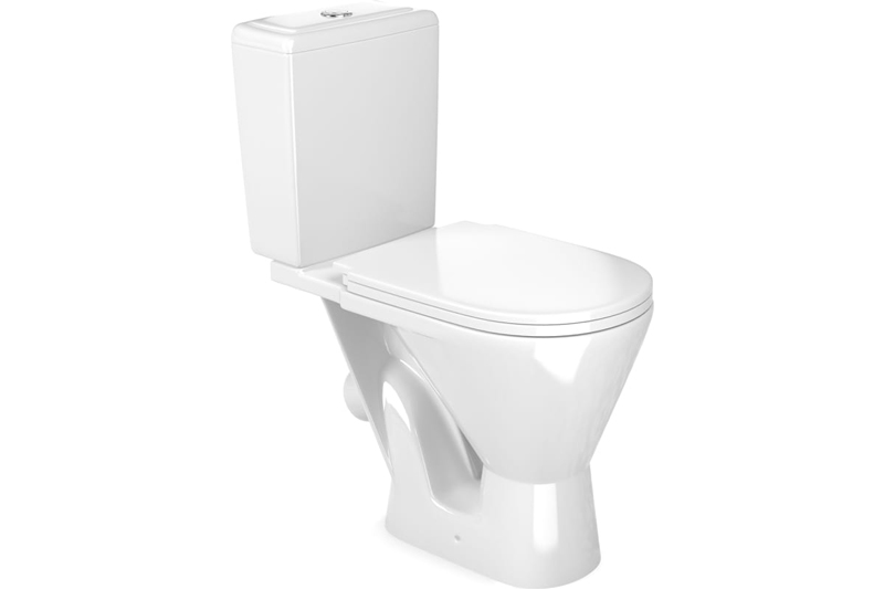 Унитаз-компакт GESSO АТЛАС Home de luxе (косой выпуск, 2 режим, сиденьем ПП и болтами крепления) - изображение №1