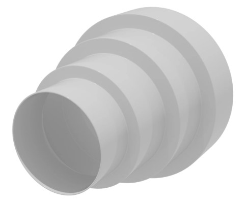 Соединитель воздуховодов (редуктор) круглый ПУ d80-150 Эра - Изображение №1