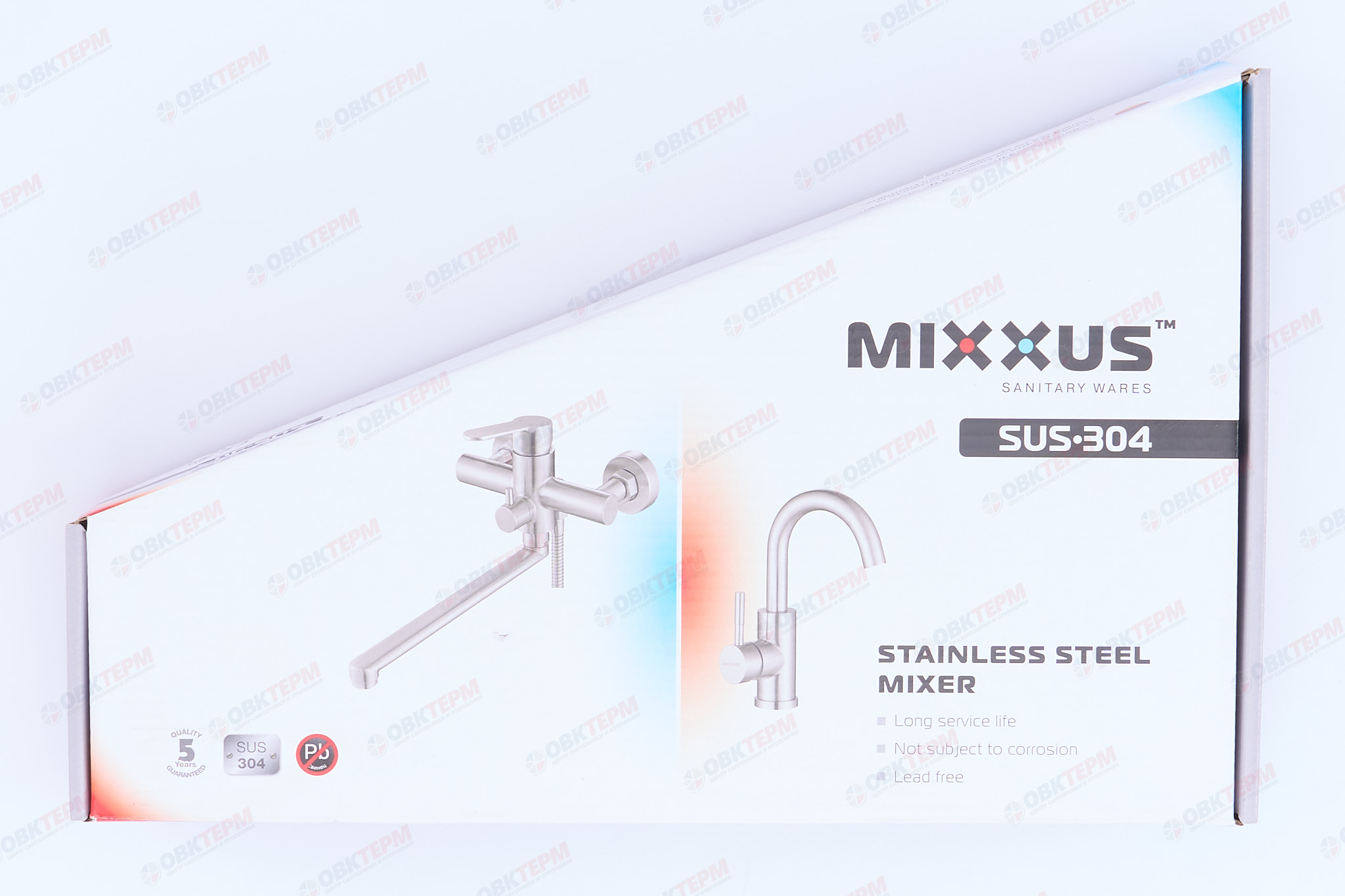 Смеситель д/кухни нерж/сталь MIXXUS FIT-011 (10 шт/ящ) - миниатюра №5