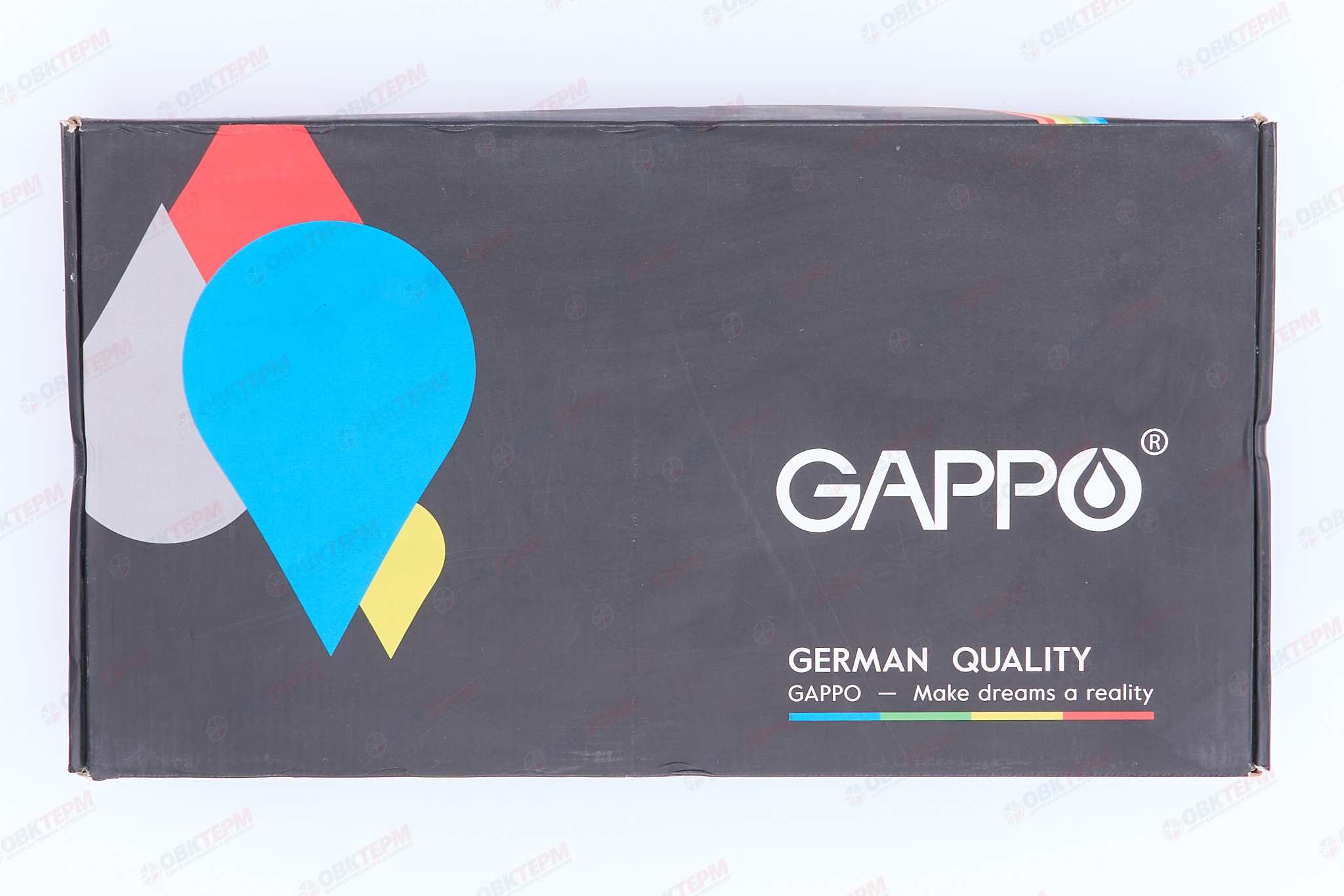 Смеситель д/кухни под ФИЛЬТР GAPPO G4395-36 черный гибкий излив (Ø35, на шпильке) - миниатюра №7