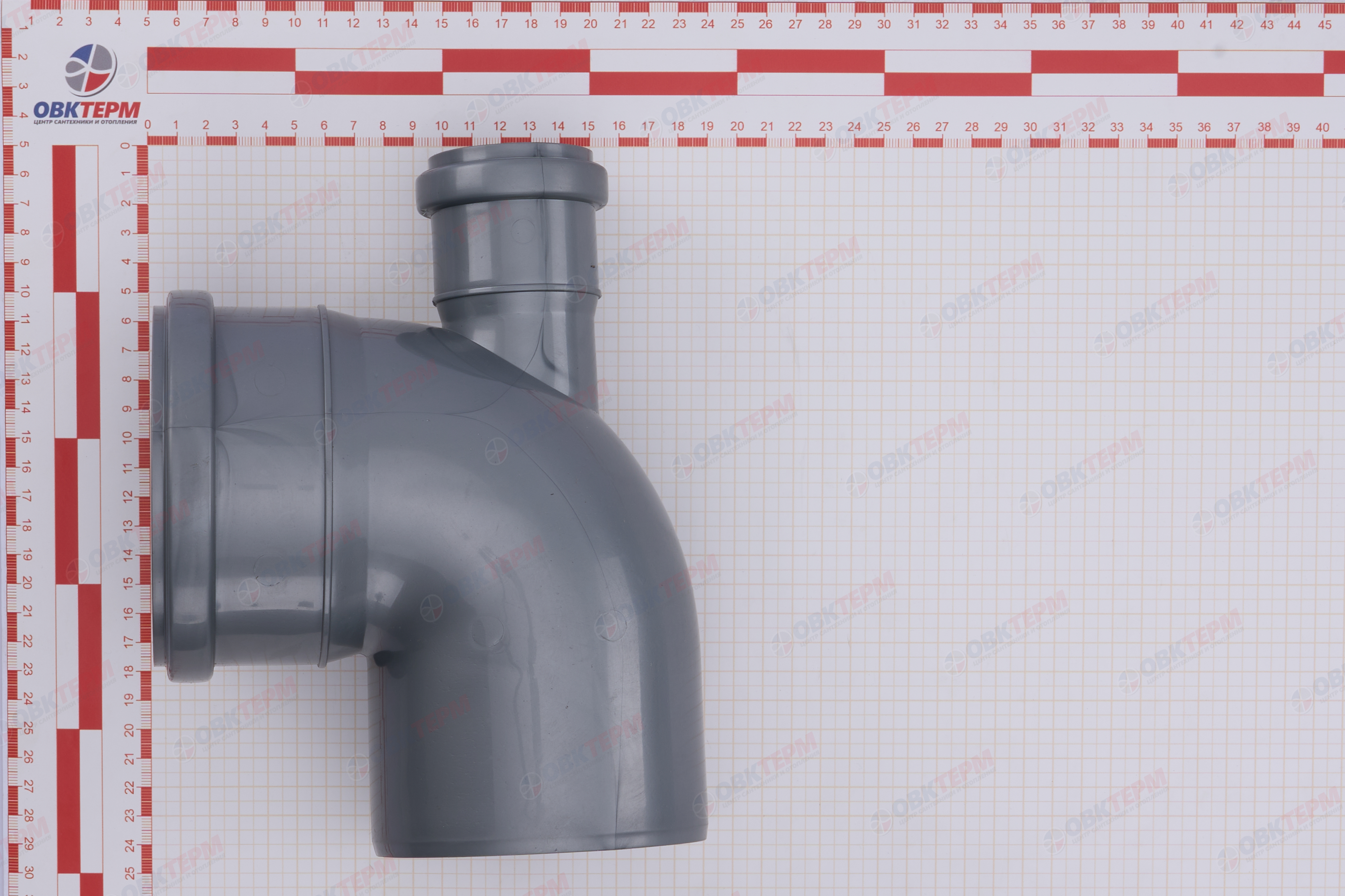 Отвод    110/50 * 90*  вверх  BF Plastek  (10 шт) - миниатюра №6