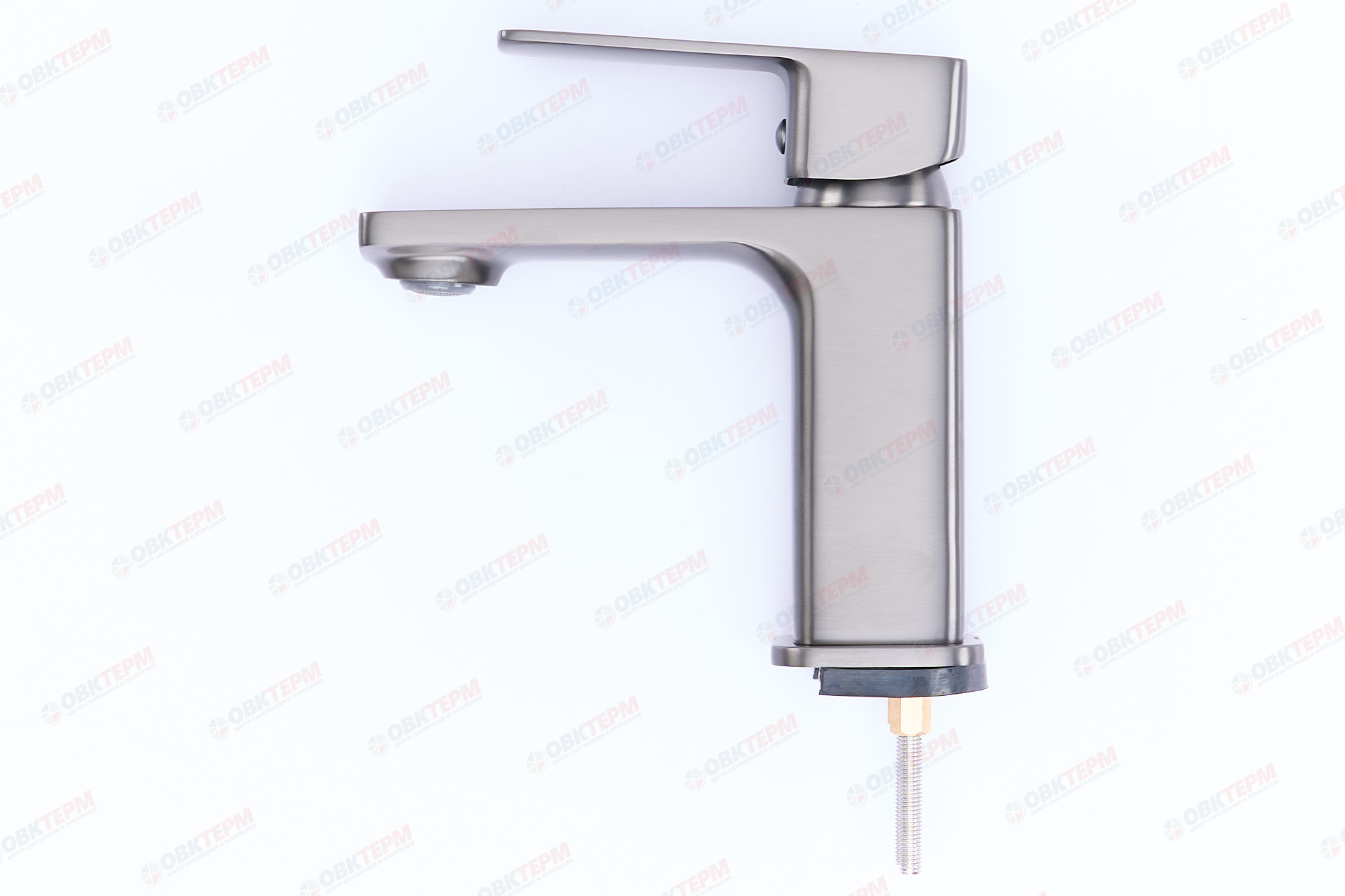 Смеситель д/умывальника MIXXUS PREMIUM KUBUS 001 GRAPHITE Ø35  (10 шт/ящ) - Изображение №2