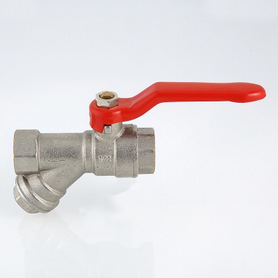Кран шаровый         Valtec   со встроенным фильтром  1/2 ВВ ручка   (8уп/96ящ) - Изображение №3