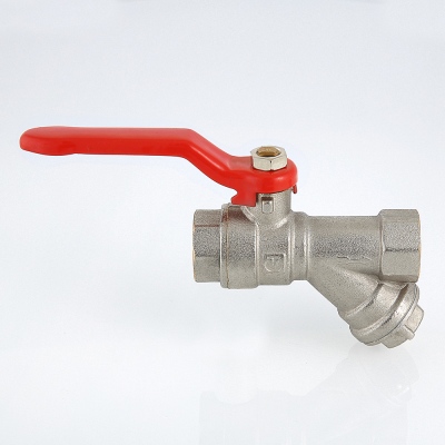 Кран шаровый         Valtec   со встроенным фильтром  1/2 ВВ ручка   (8уп/96ящ) - Изображение №5