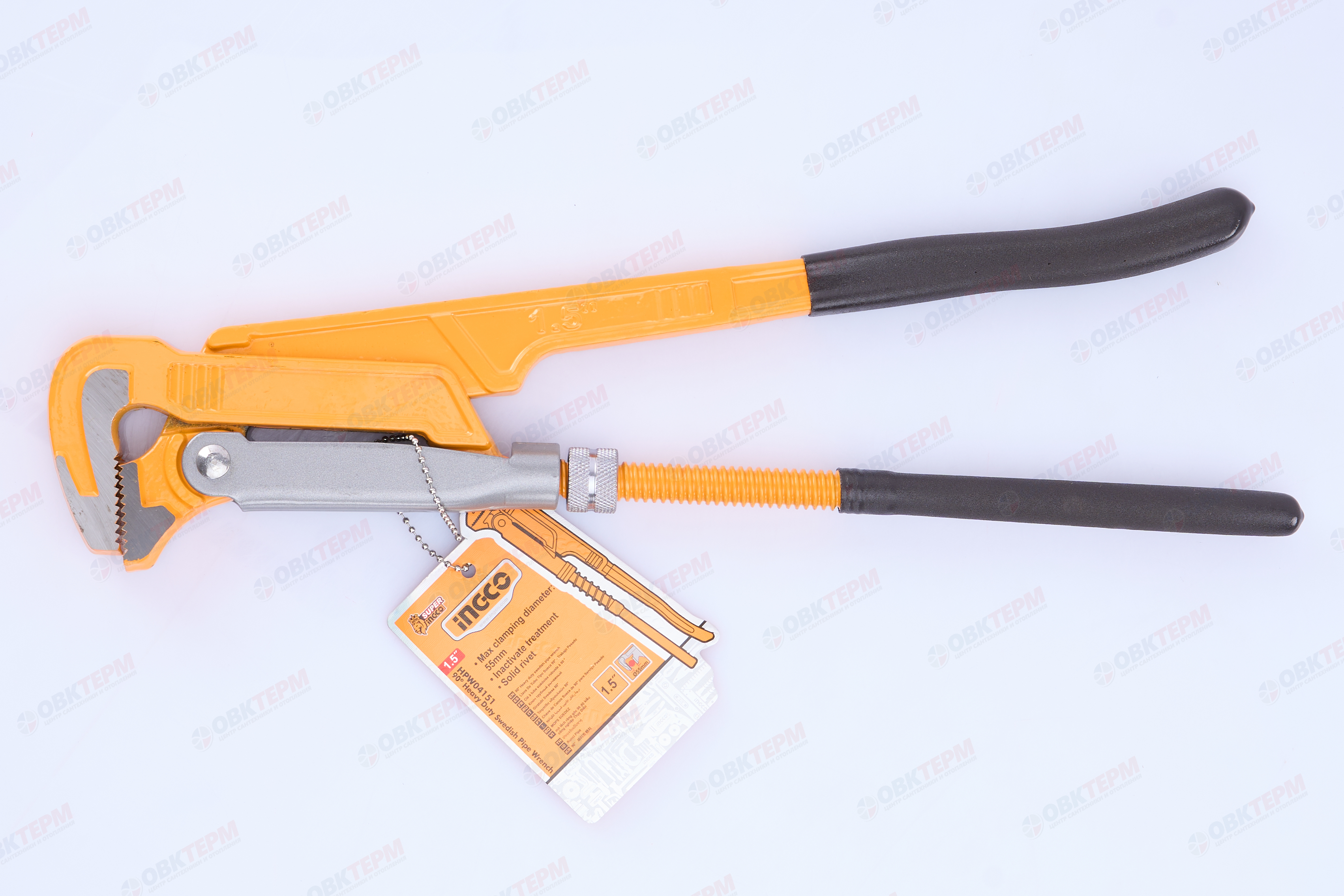 Ключ трубный рычажный 1-1/2"  INGCO - миниатюра №6