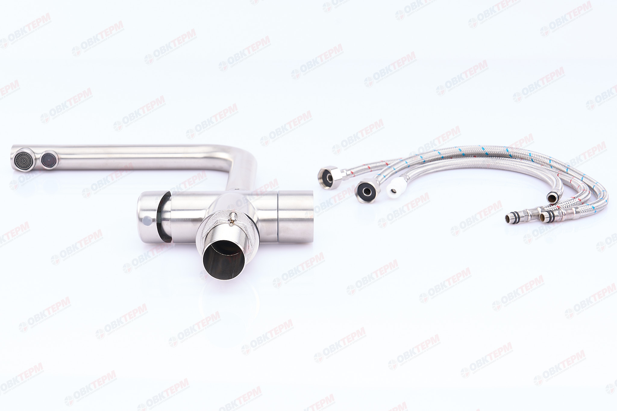 Смеситель д/кухни под ФИЛЬТР MIXXUS FAN-021 нерж/сталь  (10 шт/ящ) - миниатюра №4