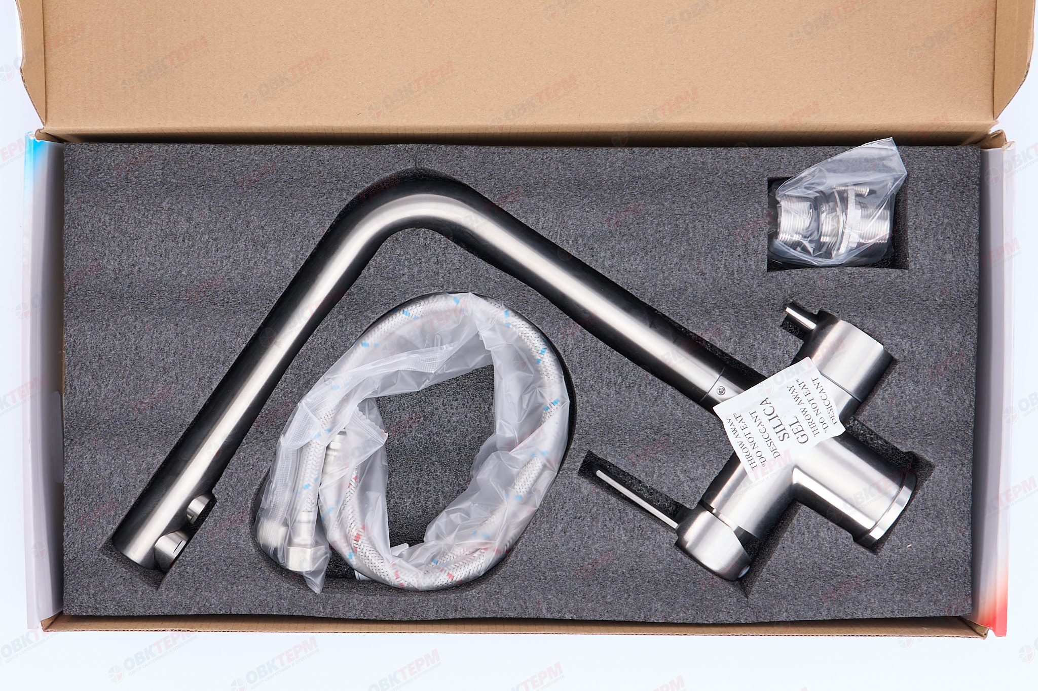 Смеситель д/кухни под ФИЛЬТР MIXXUS FAN-021 нерж/сталь  (10 шт/ящ) - миниатюра №5