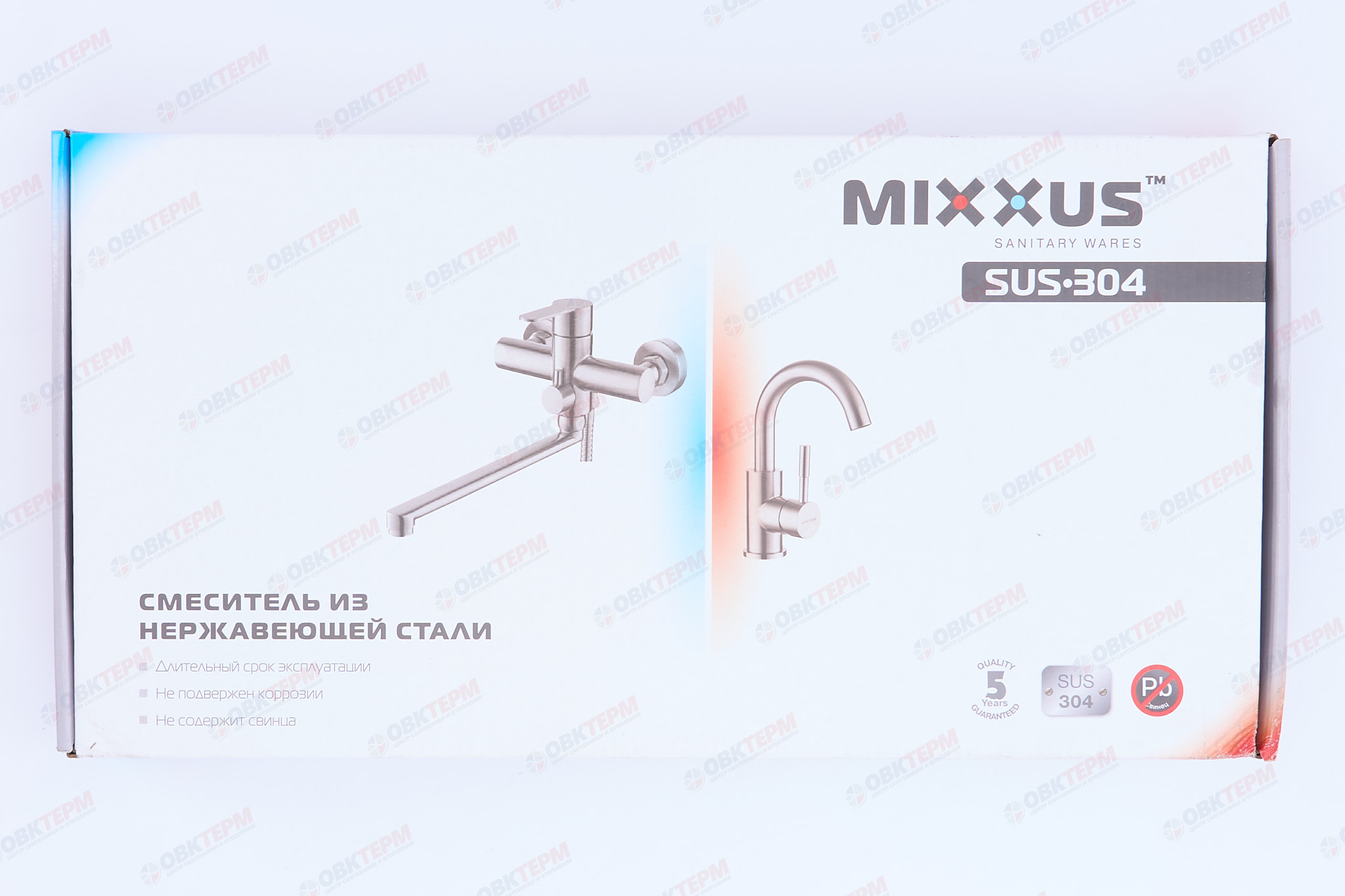 Смеситель д/кухни под ФИЛЬТР MIXXUS FAN-021 нерж/сталь  (10 шт/ящ) - миниатюра №6