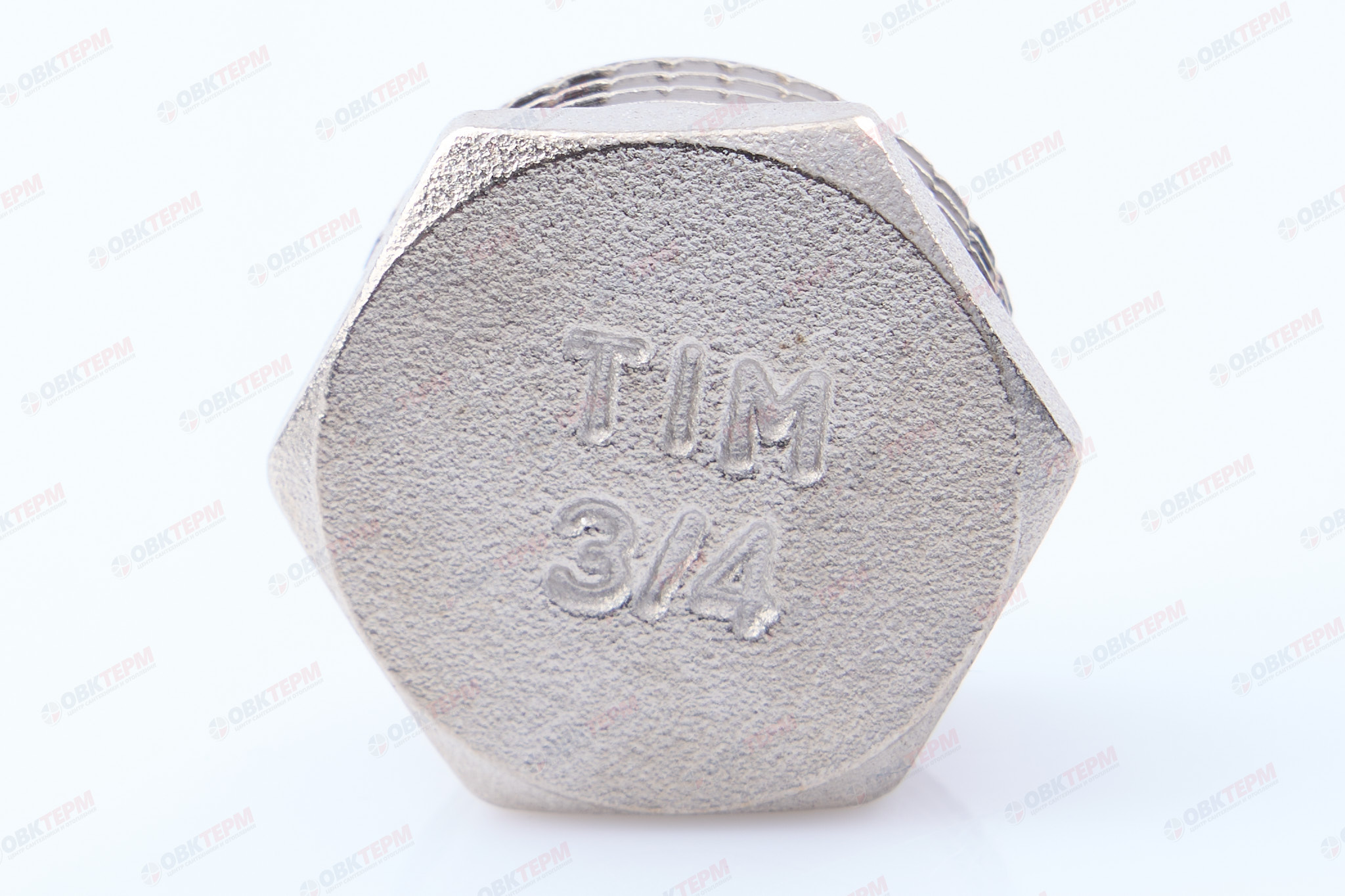 Заглушка   3/4" н   Никель TIM                   (380/10) - Изображение №5