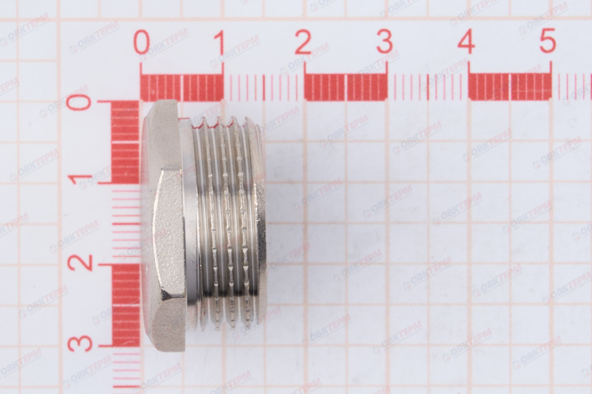 Заглушка   3/4" н   Никель TIM                   (380/10) - миниатюра №6