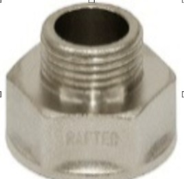 Переходник     1/2" в  -  3/8" н     никель     NOLF Classic   (640шт/ящ) - миниатюра №2