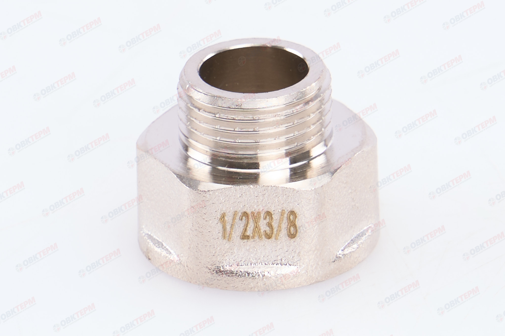 Переходник     1/2" в  -  3/8" н     никель     NOLF Classic   (640шт/ящ) - изображение №1