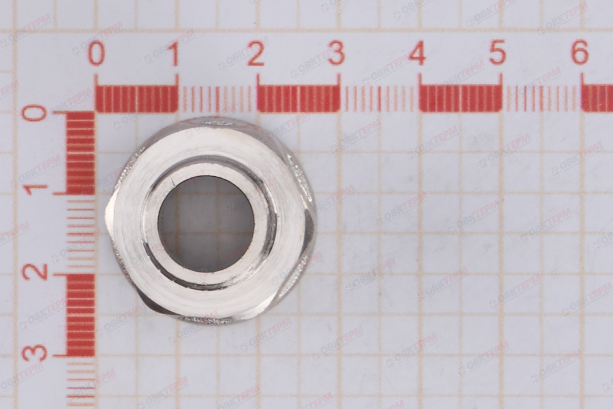 Переходник     1/2" в  -  3/8" н     никель     NOLF Classic   (640шт/ящ) - миниатюра №5