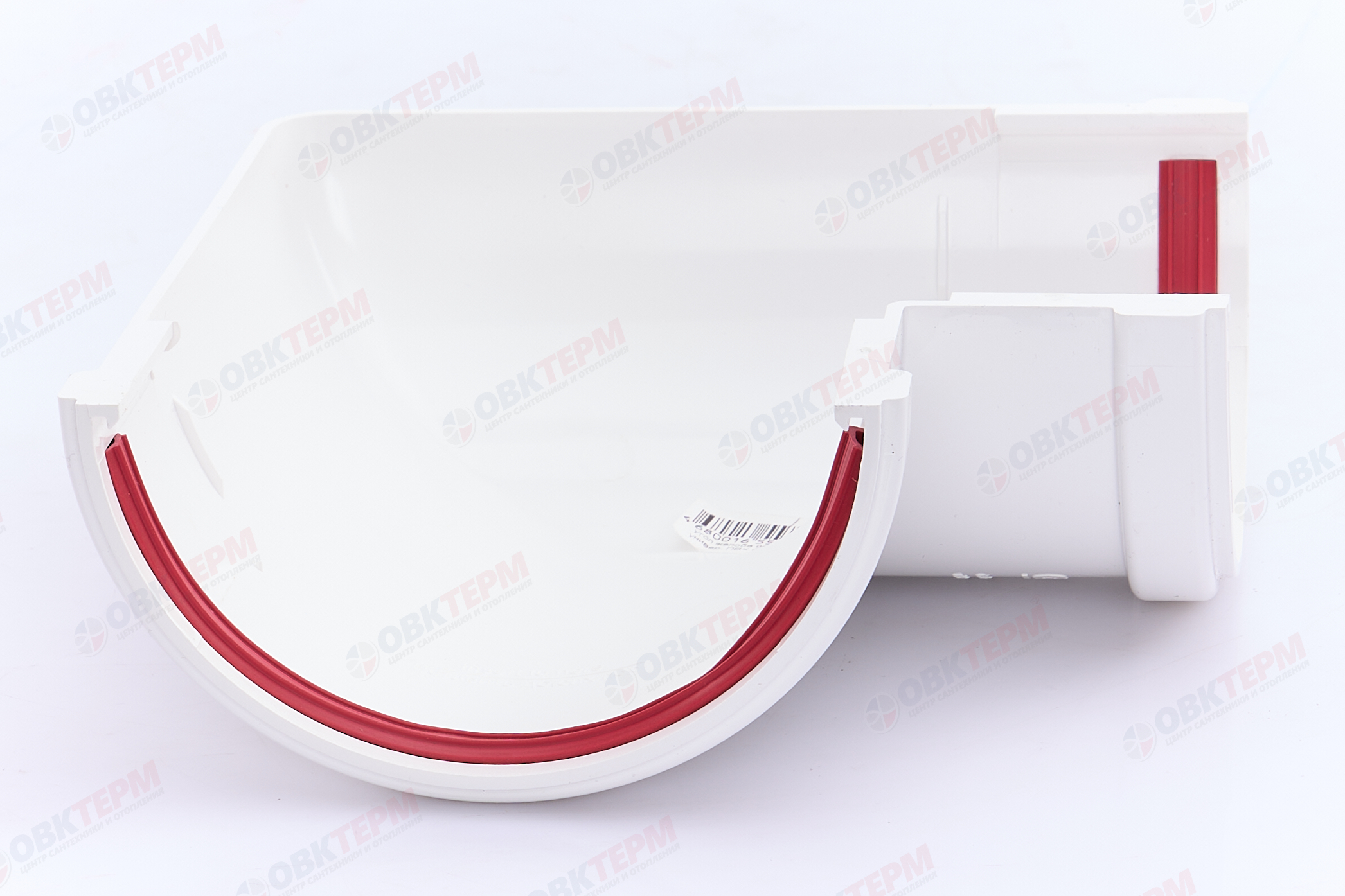 Угол желоба 90 град.Классика 120 ПВХ Grand Line белый (RAL 9003) (уп. 24шт) - Изображение №4