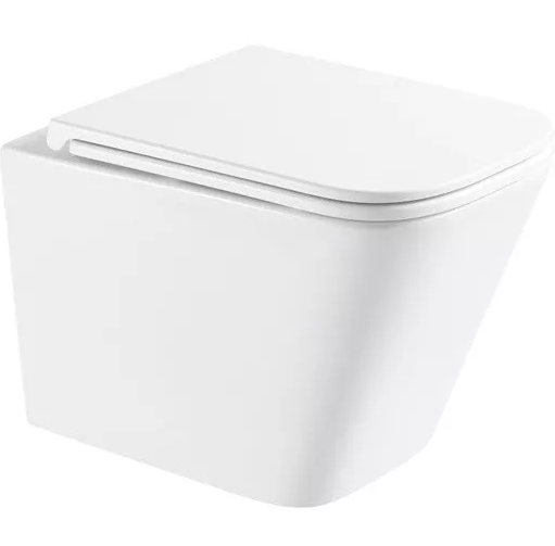 Унитаз подвесной MIXXUS PREMIUM QUADRO-0301-R, система смыва RIMLESS (490x340x360) - Изображение №2
