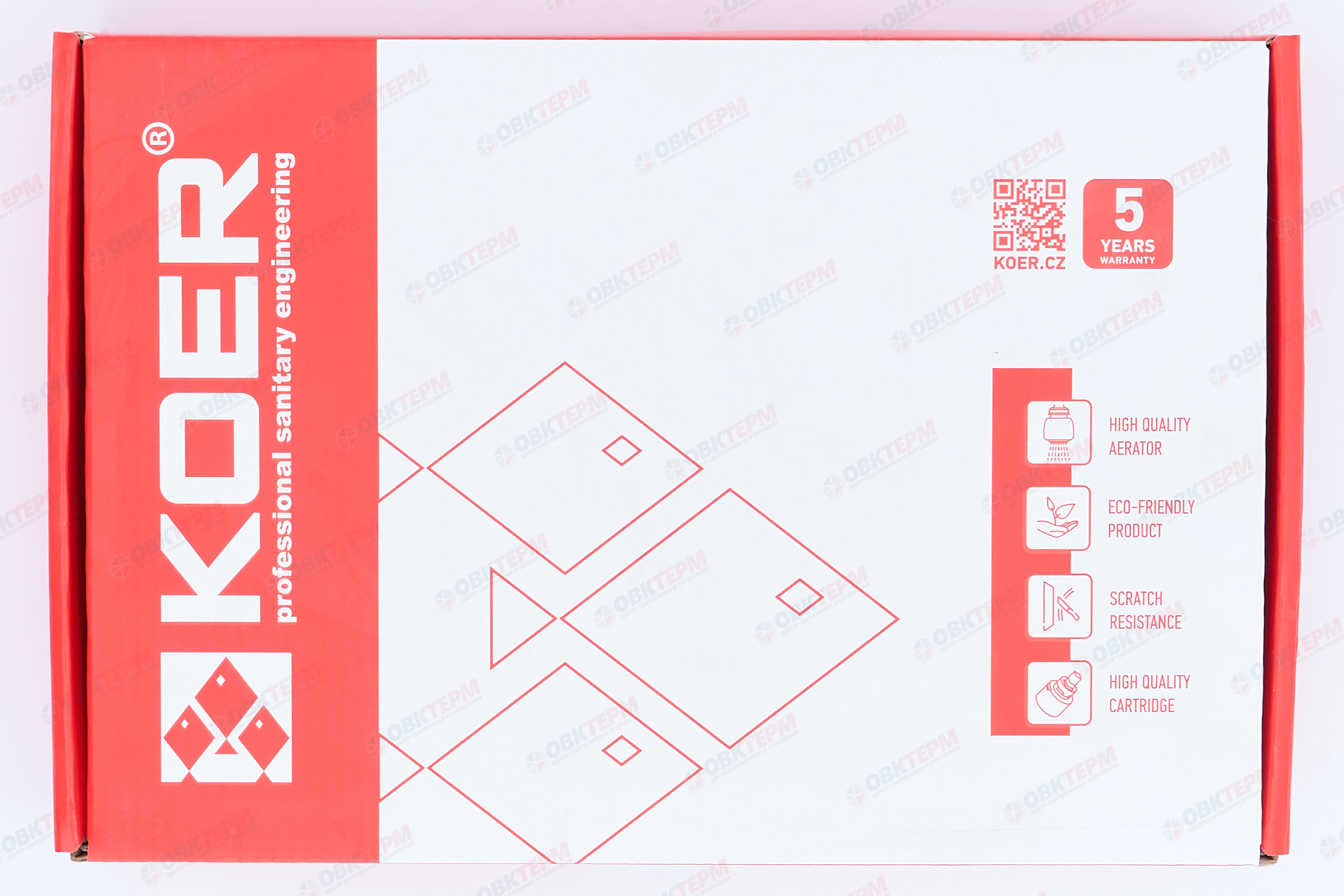 Смеситель д/умывальника KOER KB-11007-01 ВЫСОКИЙ  (Цвет хром) (8шт/ящ) - миниатюра №7