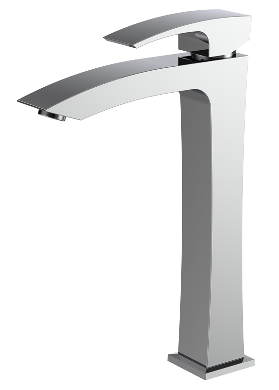 Смеситель д/умывальника KOER KB-11007-01 ВЫСОКИЙ  (Цвет хром) (8шт/ящ) - Изображение №1