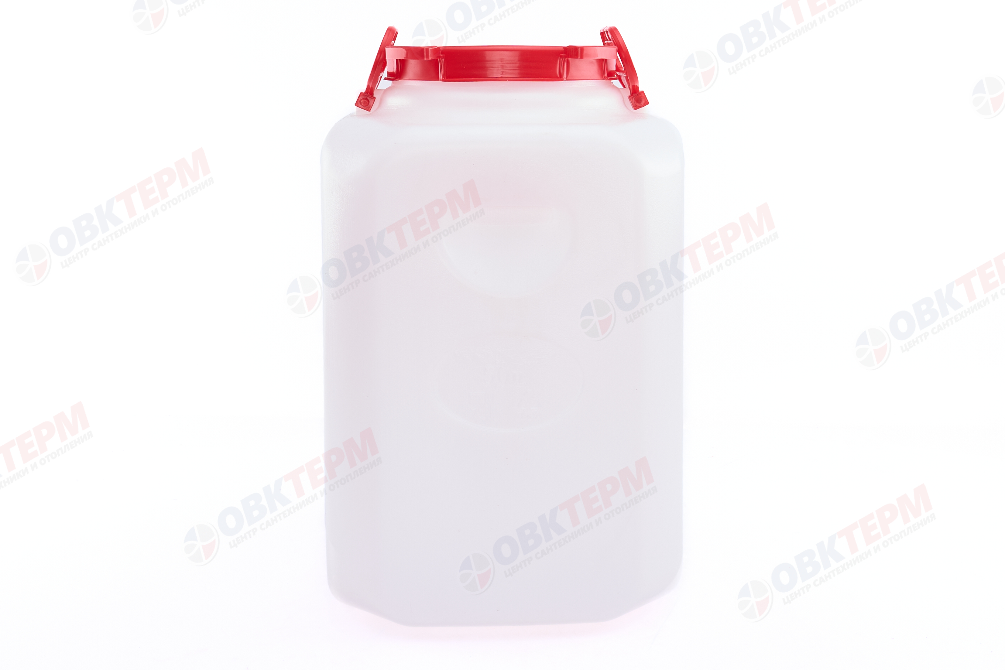 Бидон  РАДИАН пластик.  квадратная 50л. белая 350х350х550мм - Изображение №2