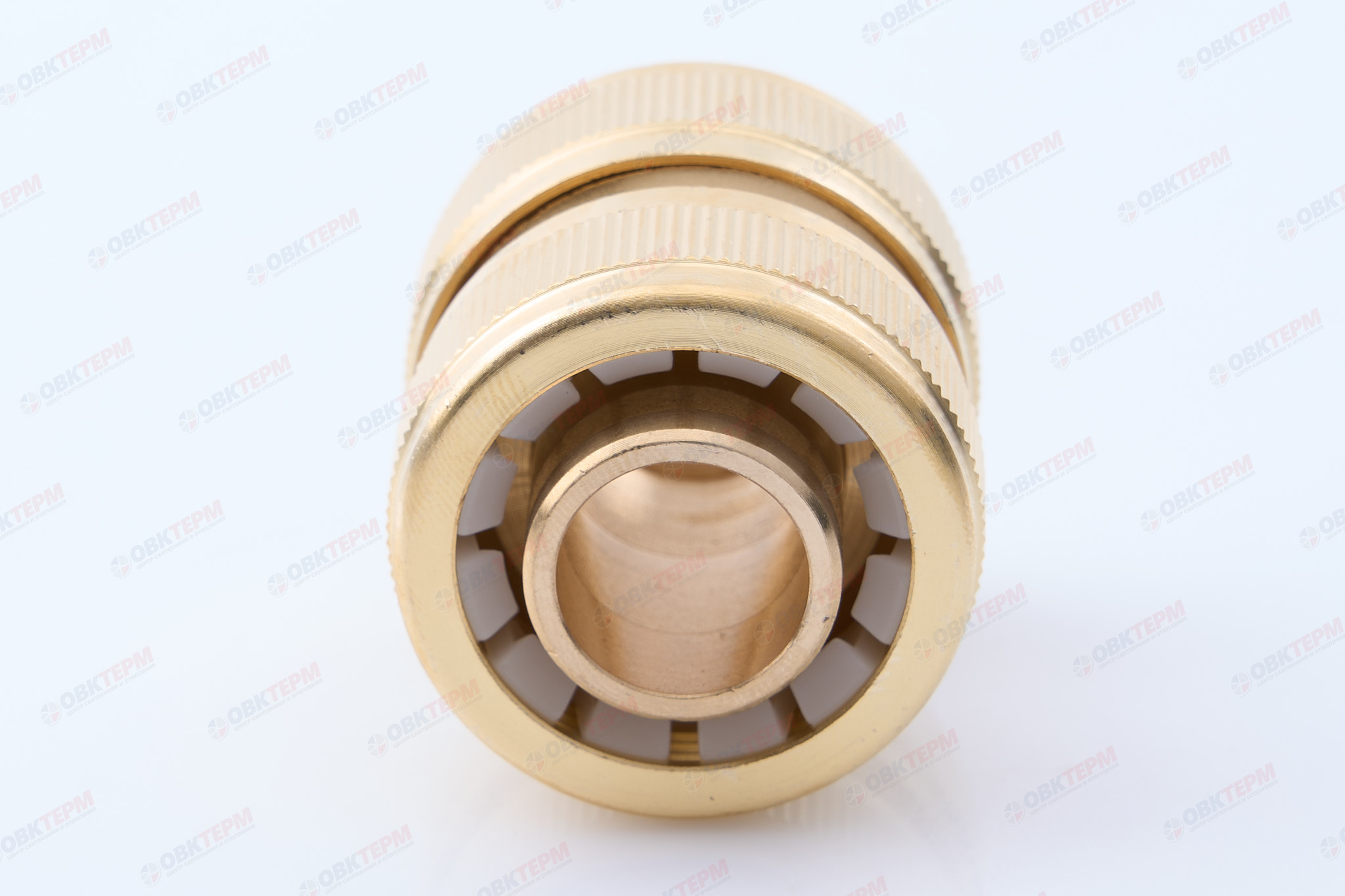 Муфта для шланга ремонтная, 3/4" (ЛАТУНЬ) (96 шт/ящ, 24 шт/кор) CRAB PRO PL-308 - миниатюра №3
