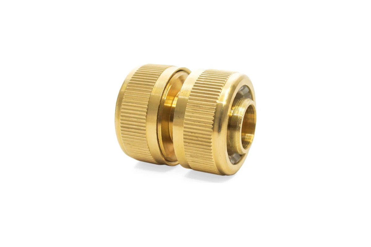 Муфта для шланга ремонтная, 3/4" (ЛАТУНЬ) (96 шт/ящ, 24 шт/кор) CRAB PRO PL-308 - миниатюра №2