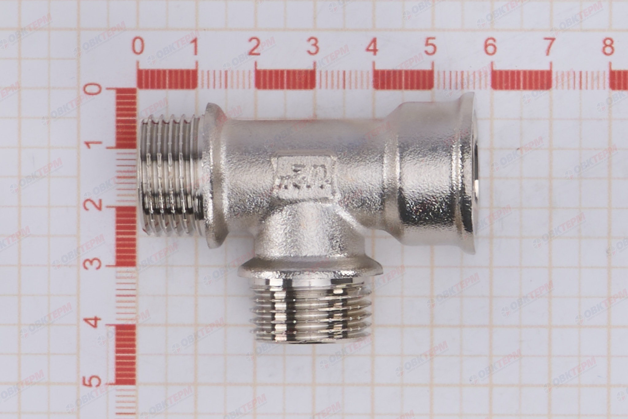 Тройник    1/2" внн  никель NOLF Classic (160шт/ящ) - миниатюра №6