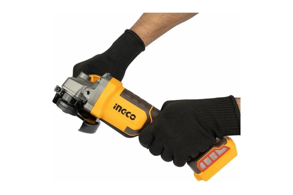 Углошлифовальная машина аккум.Б/Щ 20V MAX INGCO INDUSTRIAL (115/125мм, без АКБ и ЗУ) - миниатюра №6