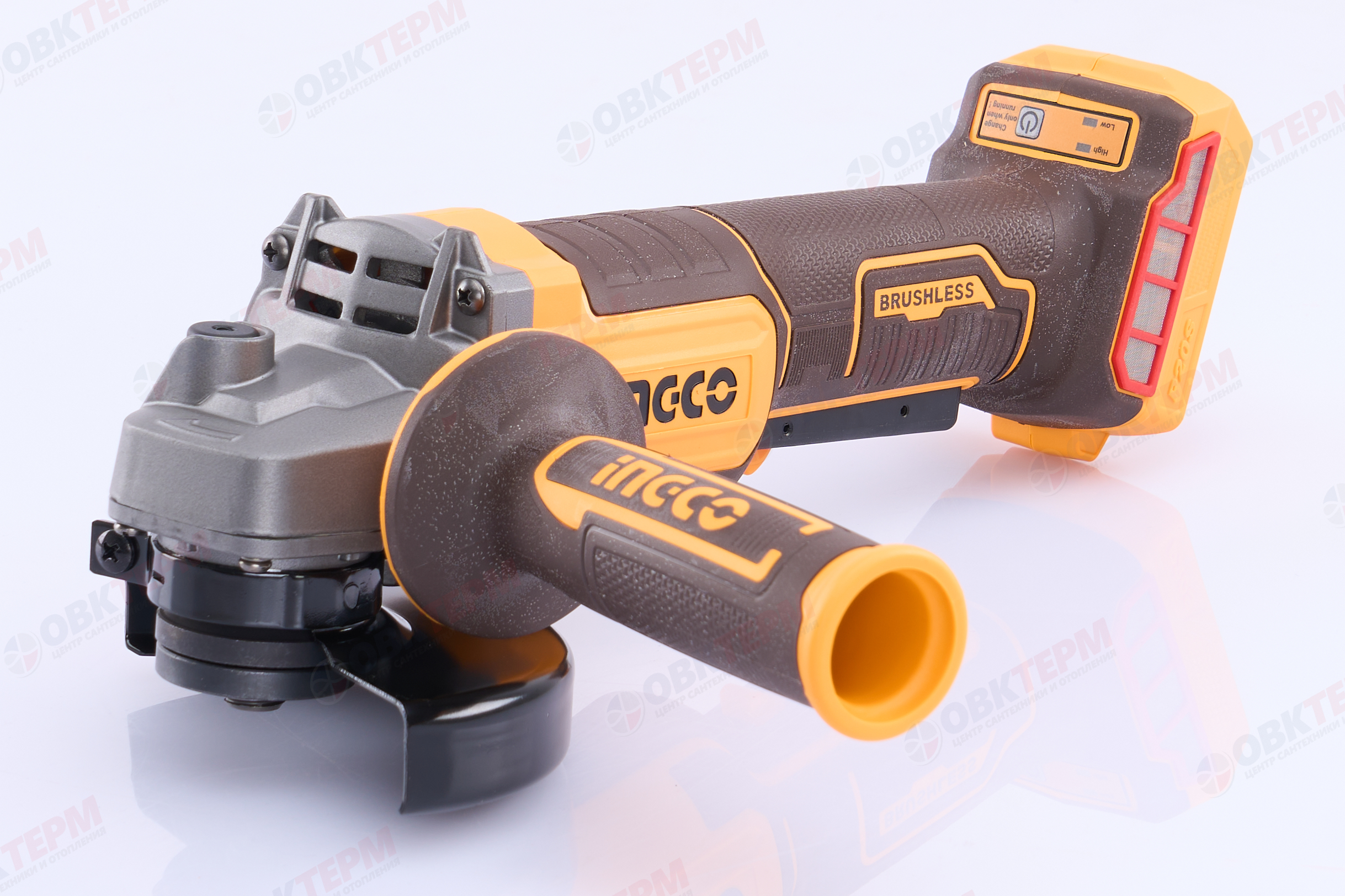 Углошлифовальная машина аккум.Б/Щ 20V MAX INGCO INDUSTRIAL (115/125мм, без АКБ и ЗУ) - Изображение №2