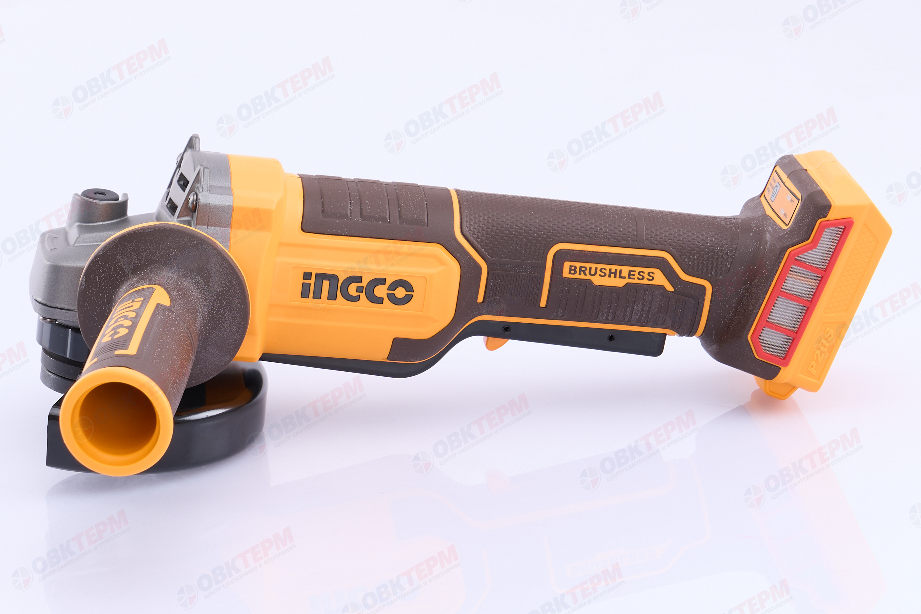 Углошлифовальная машина аккум.Б/Щ 20V MAX INGCO INDUSTRIAL (115/125мм, без АКБ и ЗУ) - миниатюра №9