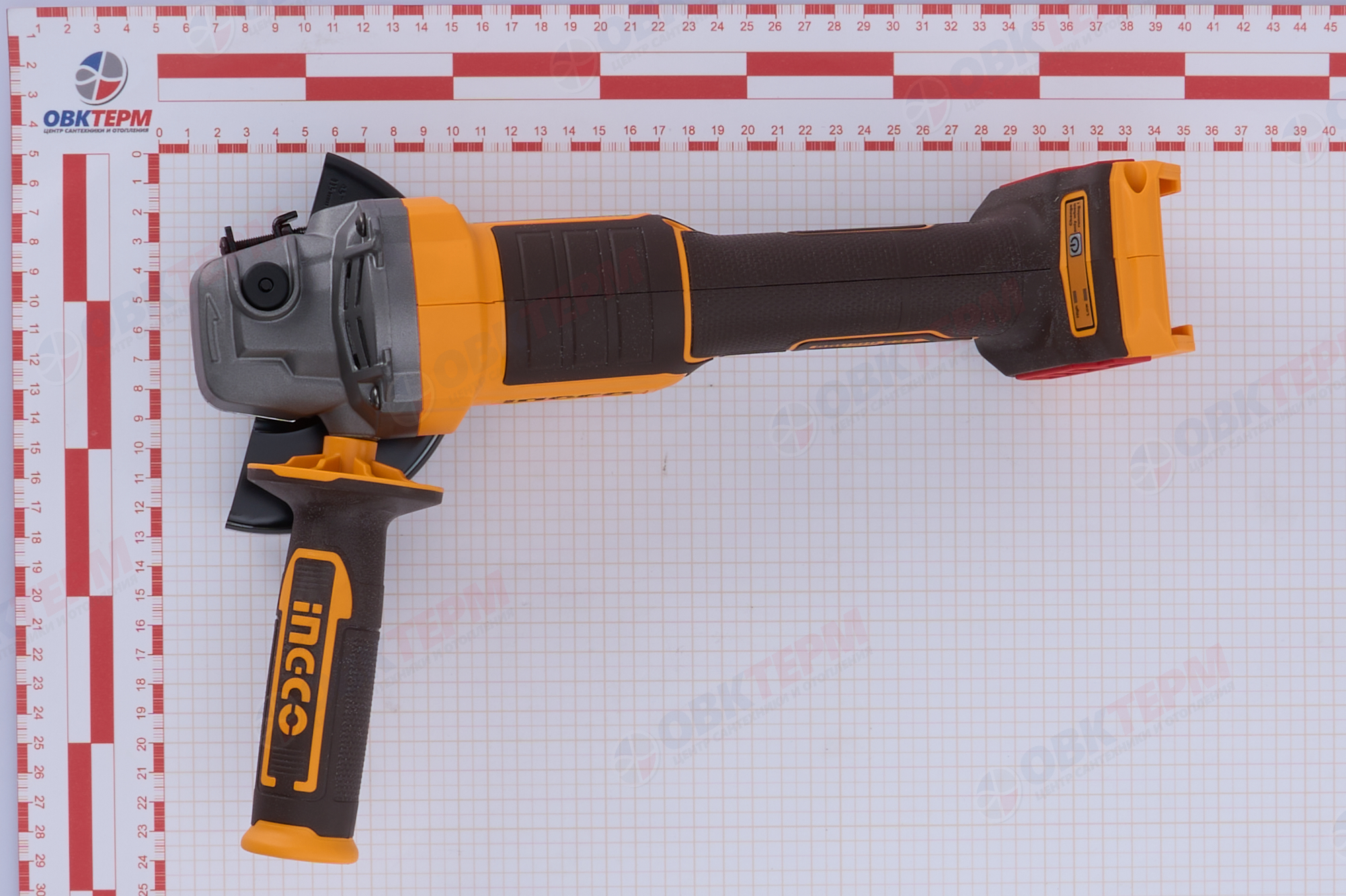 Углошлифовальная машина аккум.Б/Щ 20V MAX INGCO INDUSTRIAL (115/125мм, без АКБ и ЗУ) - миниатюра №14