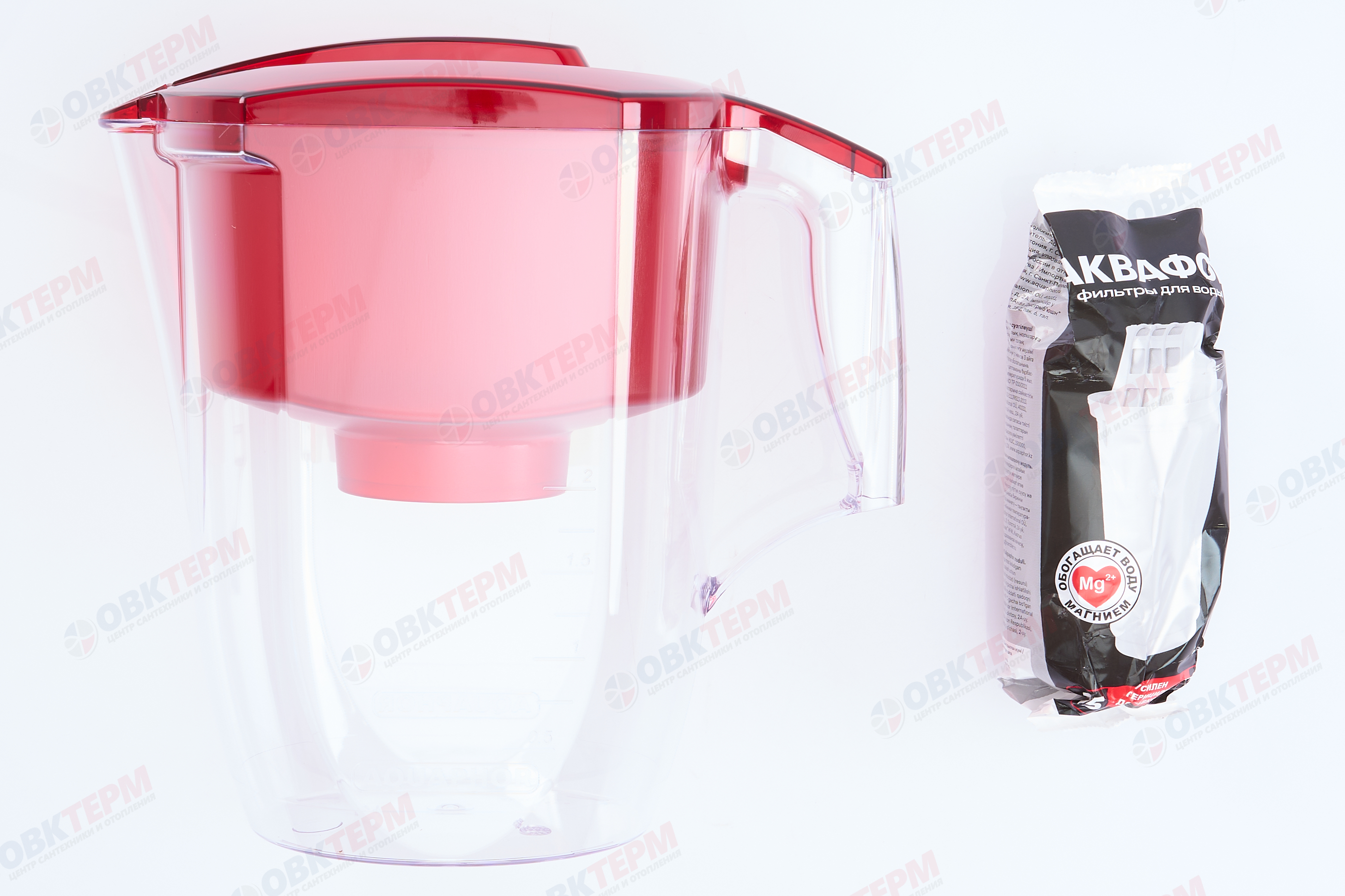 Аквафор     Кувшин Гарри  3,9л красный - миниатюра №7