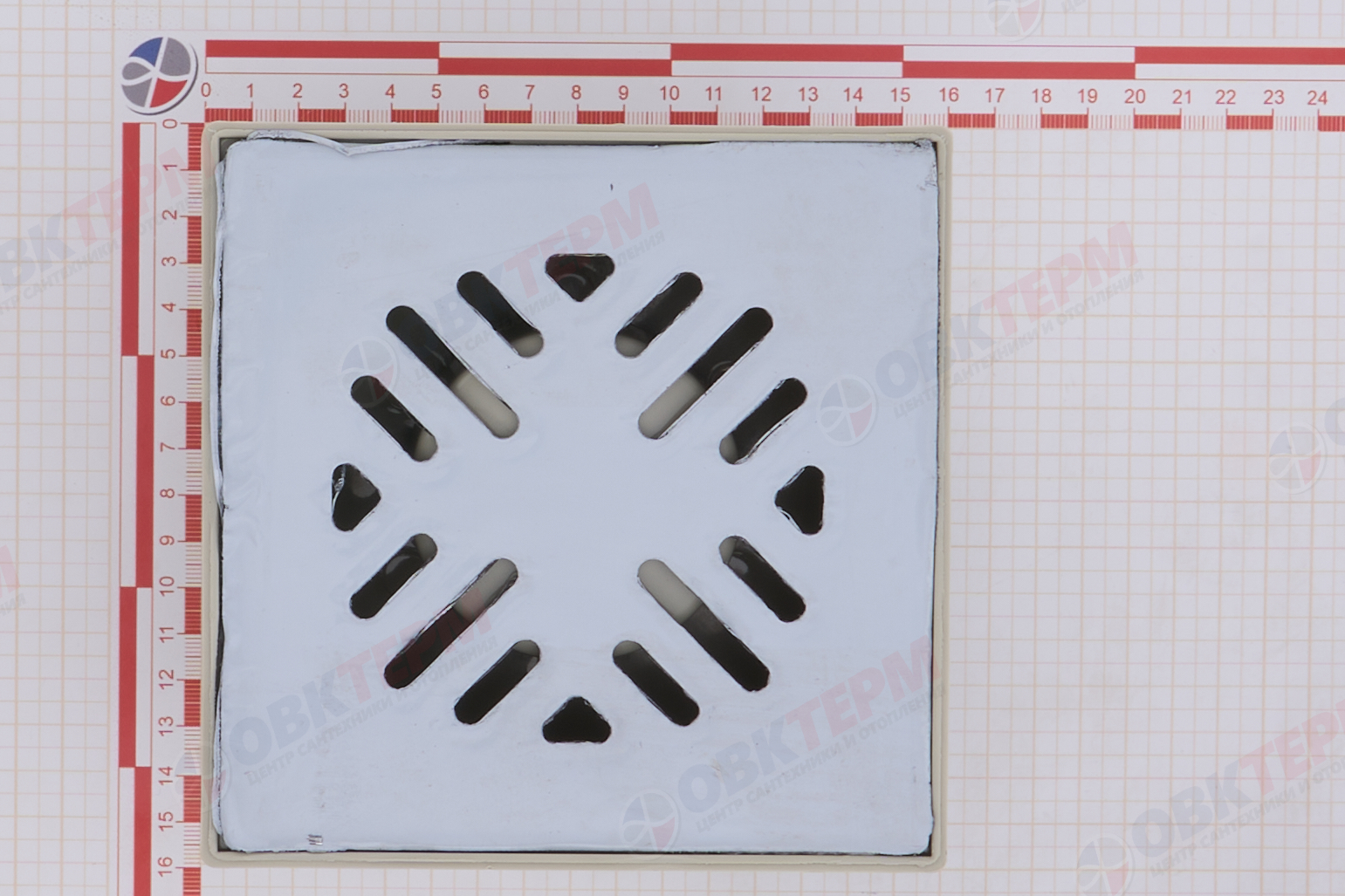 Трап  ТП  50 вертикальный НЕРЖ  150*150 - Изображение №4