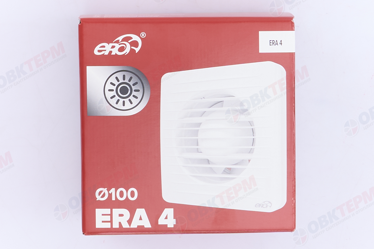 Вентилятор ERA 4 осевой вытяжной c антимоскитной сеткой d100 Ш150*В150 (20шт/уп) Эра - миниатюра №10