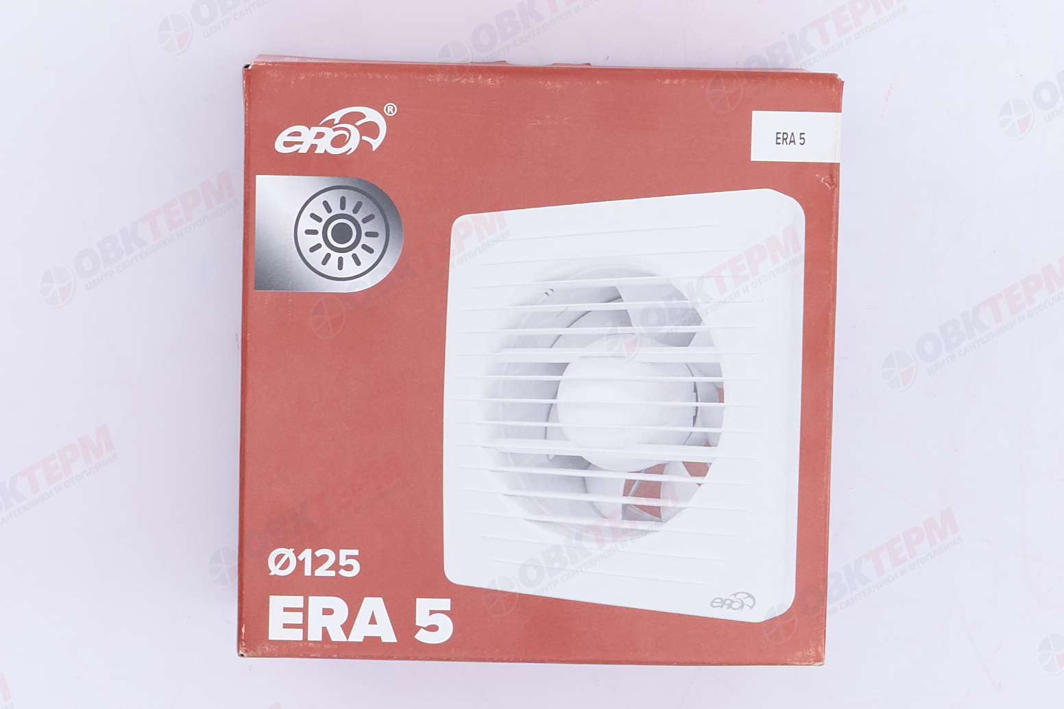 Вентилятор ERA 5 осевой вытяжной c антимоскитной сеткой d125 Ш175*В175 (18шт/уп) Эра - миниатюра №10
