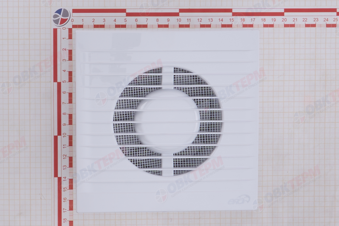 Вентилятор E100SC осевой с антимоскитной сеткой, обратным клапаном d100 Ш160*В160 (24шт/уп) Эра - миниатюра №8