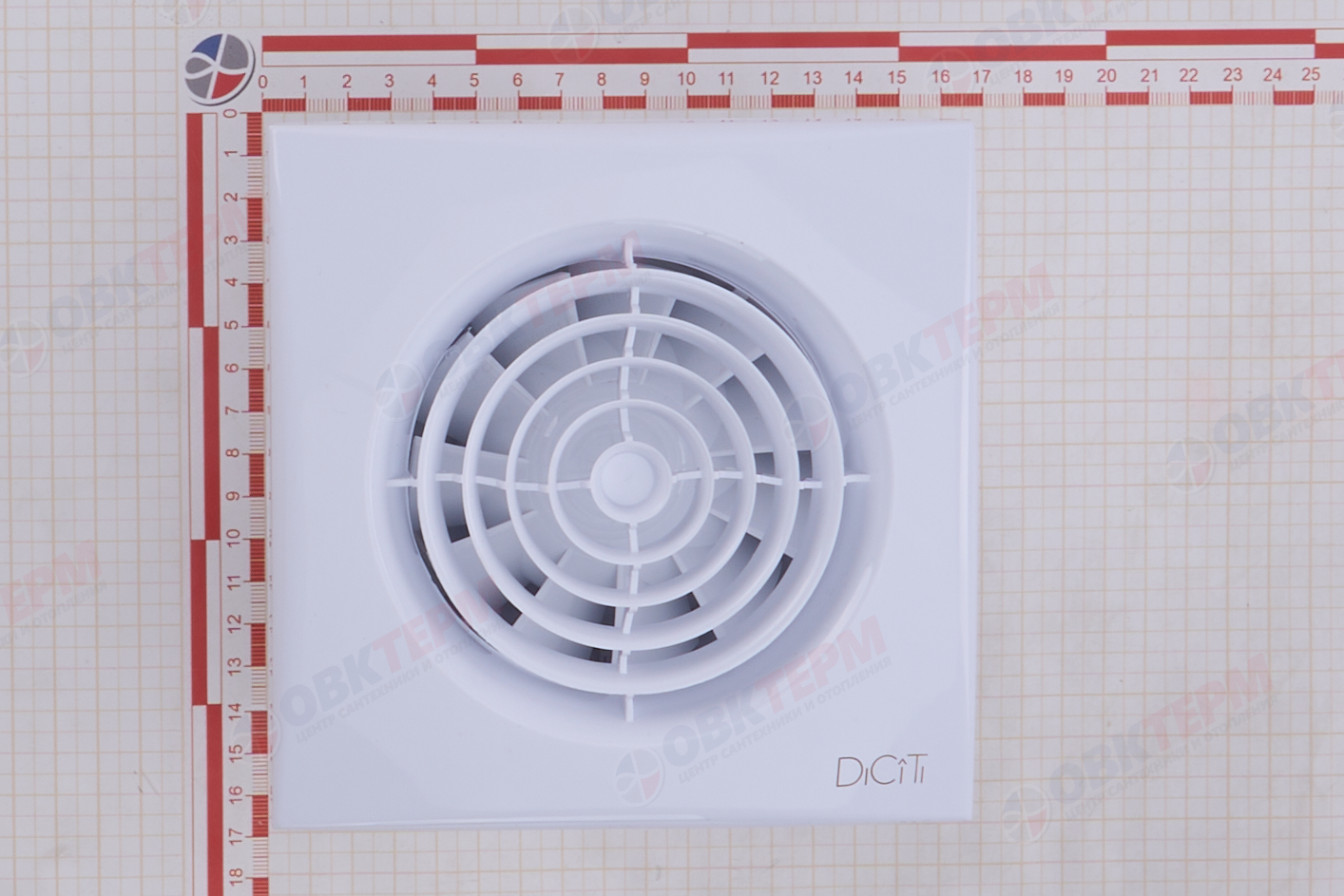 Вентилятор DICITI AURA 4C осевой с обратным клапаном d100 (с подшипником) Ш155*В155 Эра - миниатюра №10