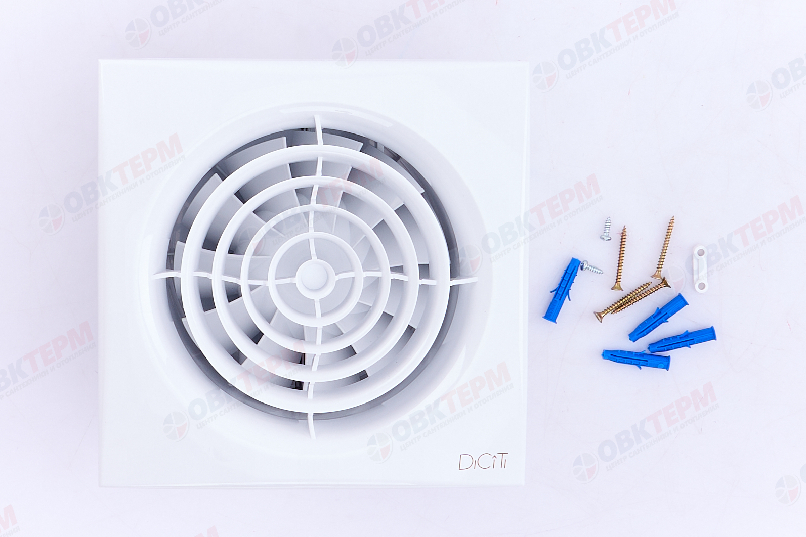 Вентилятор AURA 5C осевой с обратным клапаном d125 (с подшипником) Ш175*В175 (16шт/уп) Эра - миниатюра №8