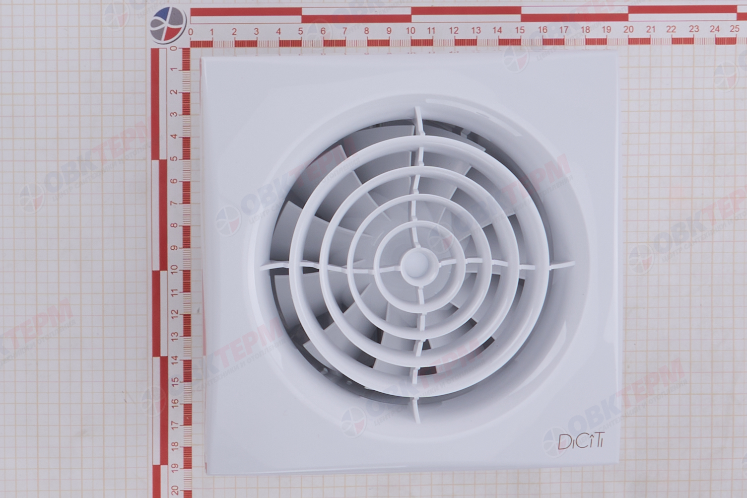 Вентилятор AURA 5C осевой с обратным клапаном d125 (с подшипником) Ш175*В175 (16шт/уп) Эра - миниатюра №9