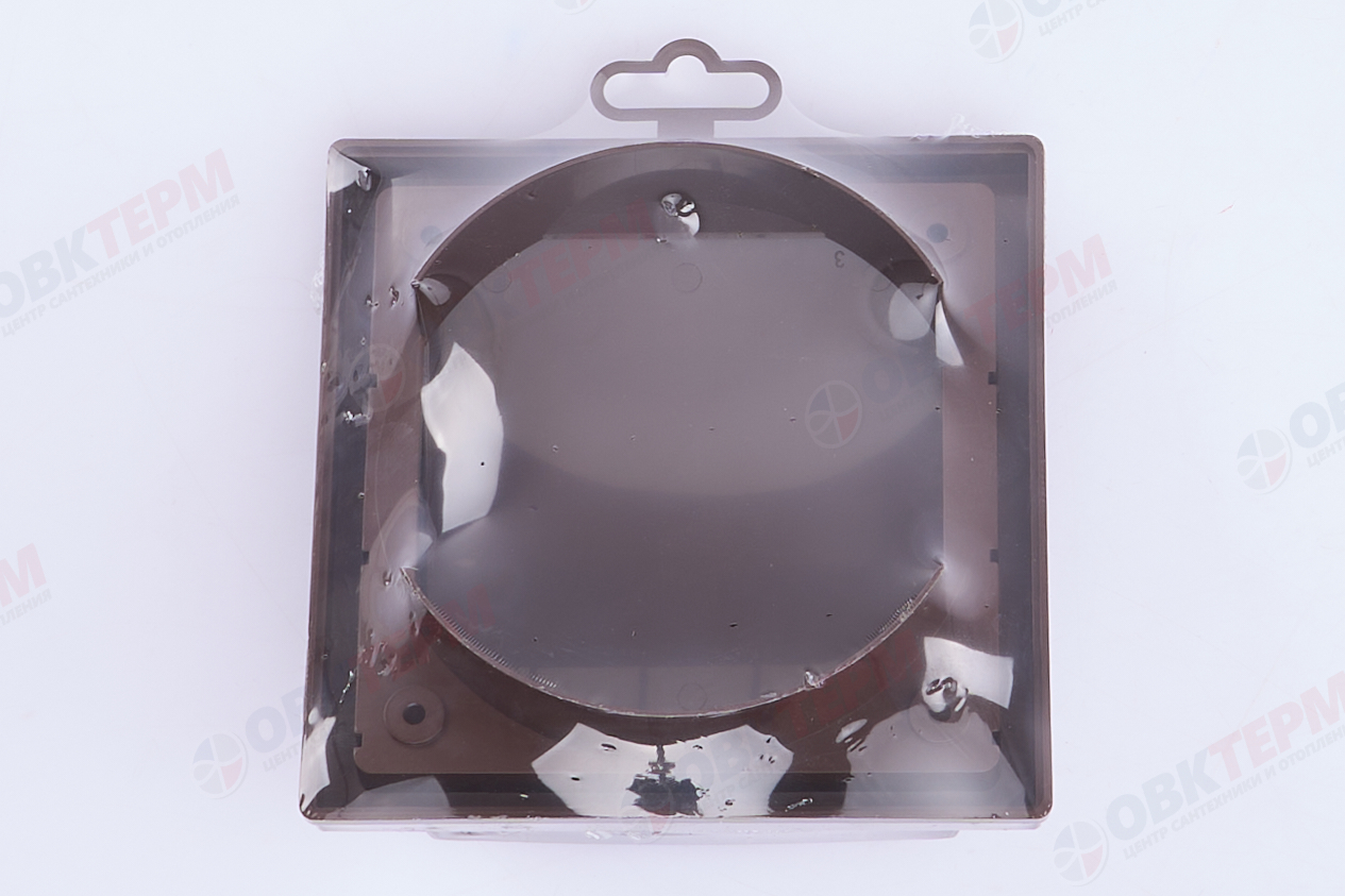 Выход стенной КФВ кор. с обратным клапаном d125 Ш150*В150 (20шт/уп) Эра - миниатюра №7