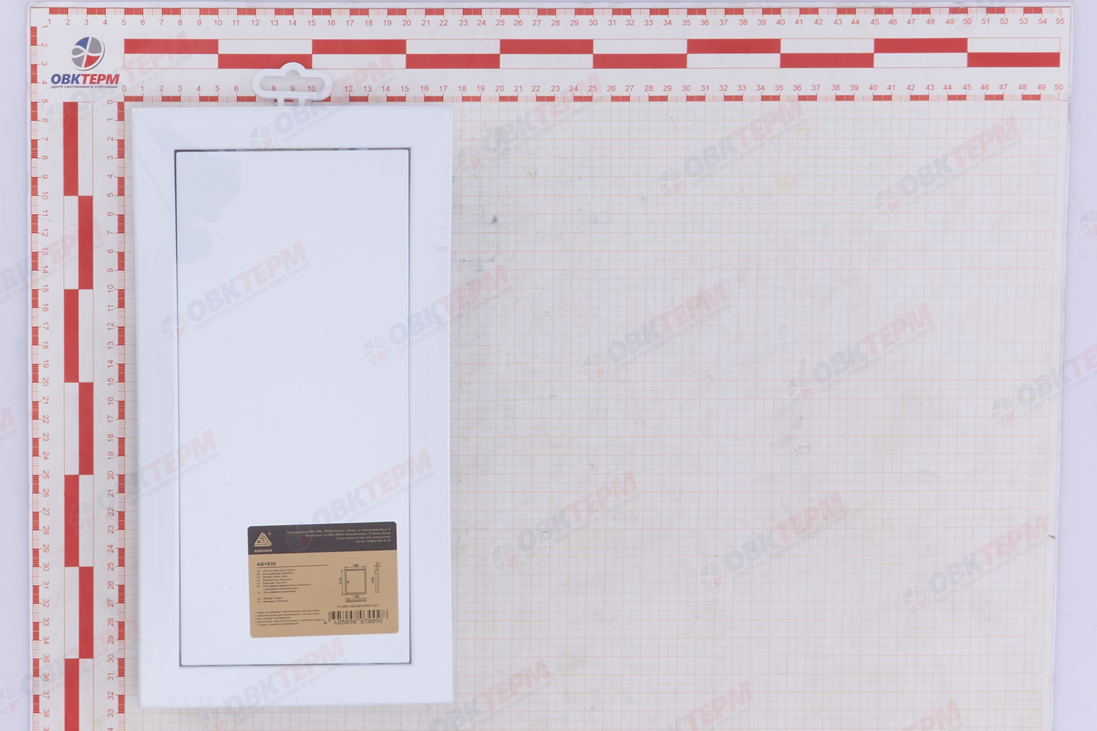 Люк-дверца ревизионный, нажимной Ш168*В318 с фланцем 146*296 (24шт/уп) Эра - миниатюра №8