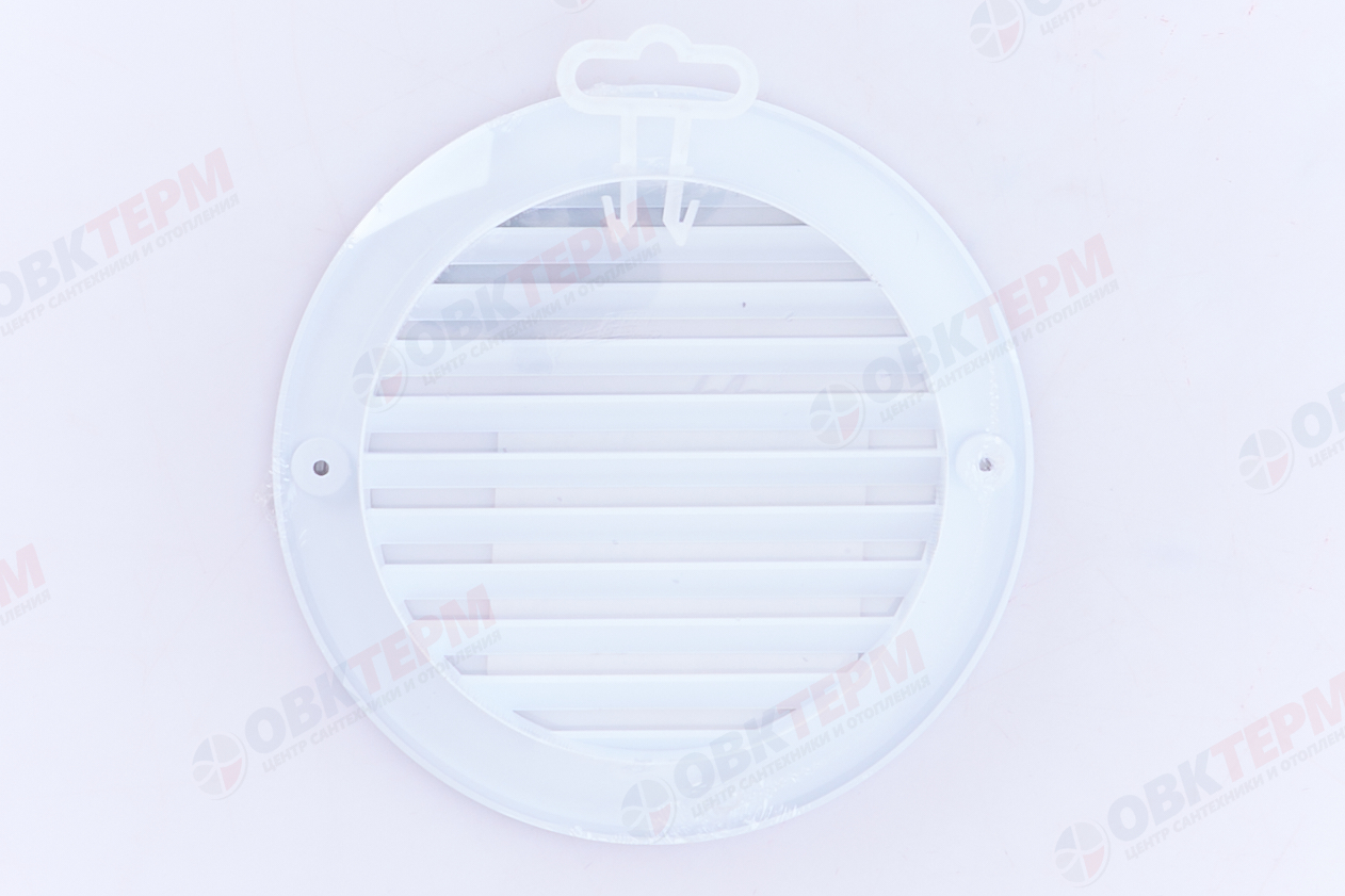Решетка вентиляционная круглая ARK d161, с фланцем d125 (40шт/уп) Эра - миниатюра №7